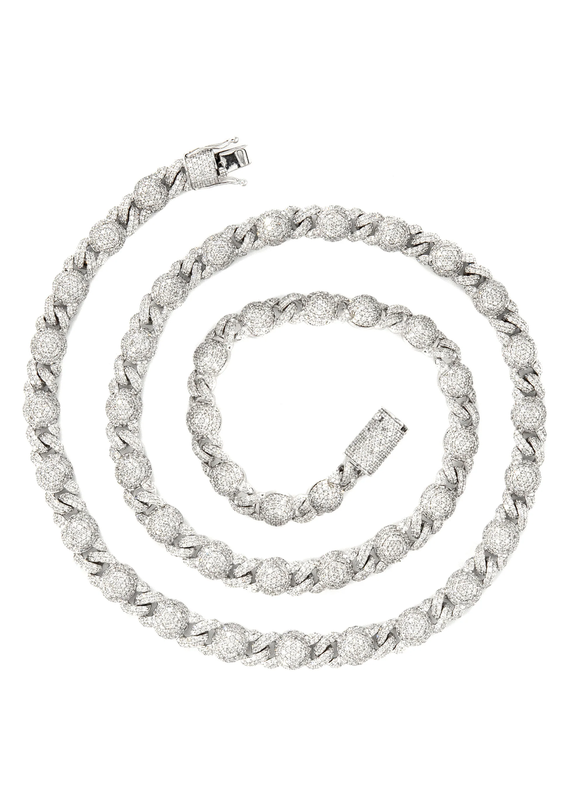 High End Jewelry - Diamond White Gold Iced Out Chain - Image 6