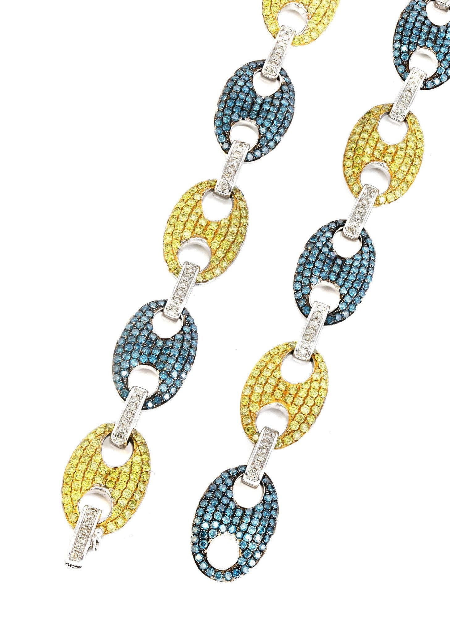 Iced Out Puff Chain | 13.8 Carats | 14 Mm Width | 30 Inch Length - Image 3