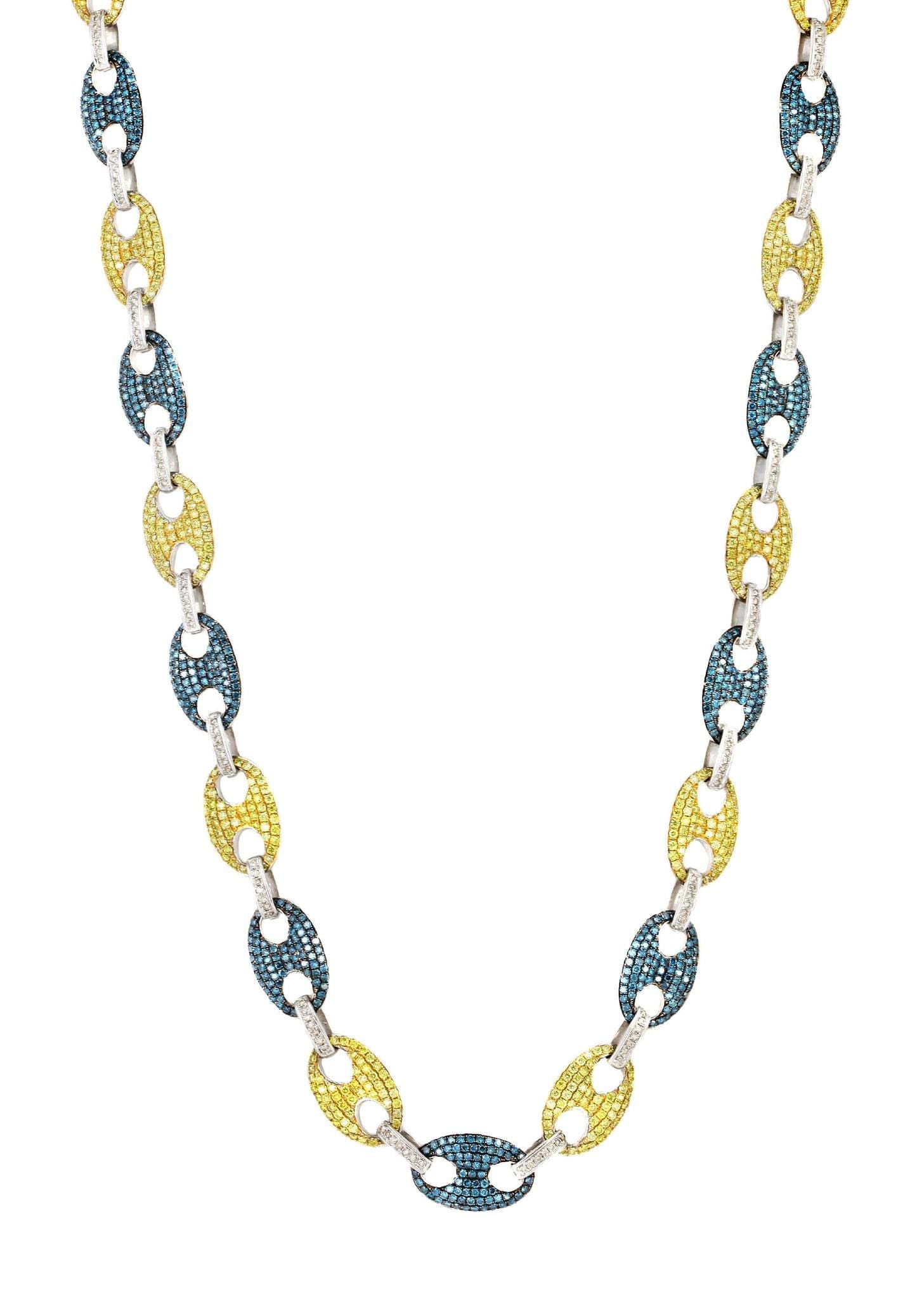 Iced Out Puff Chain | 13.8 Carats | 14 Mm Width | 30 Inch Length - Image 4