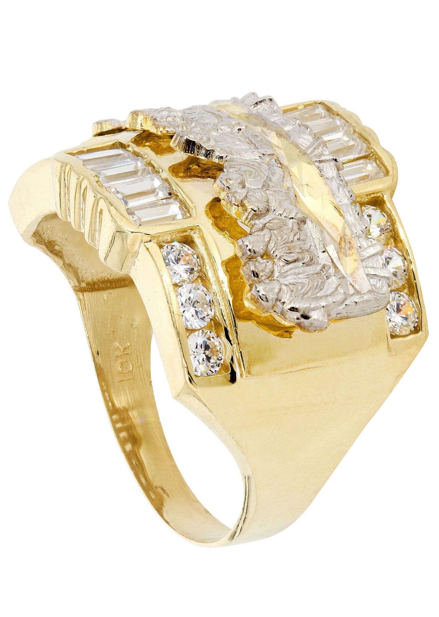 Last Supper  10K Gold Mens Ring | 8.4 Grams - Image 3