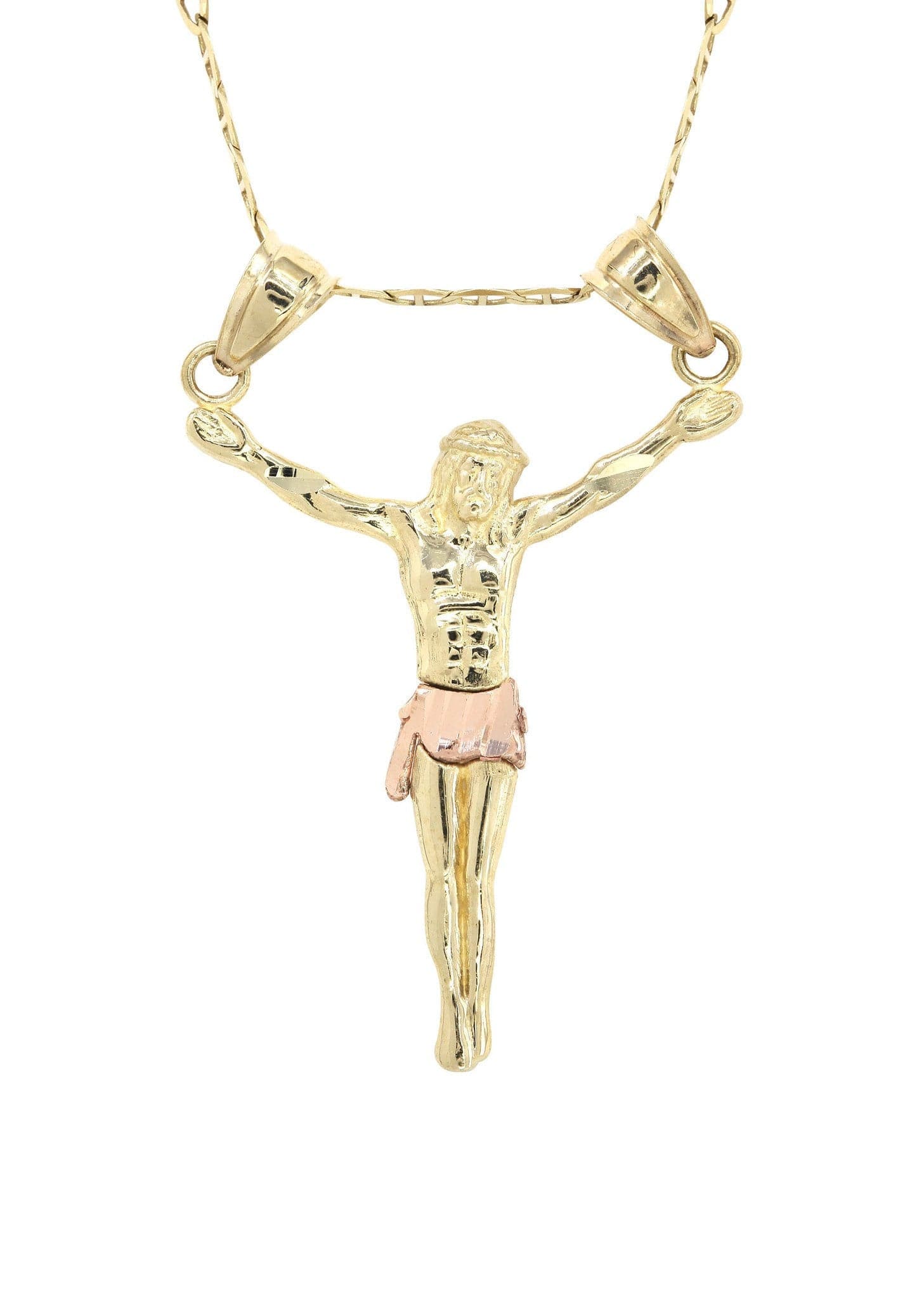 10K Yellow Gold Mariner Crucifix Necklace | Appx. 3.5 Grams - Image 2