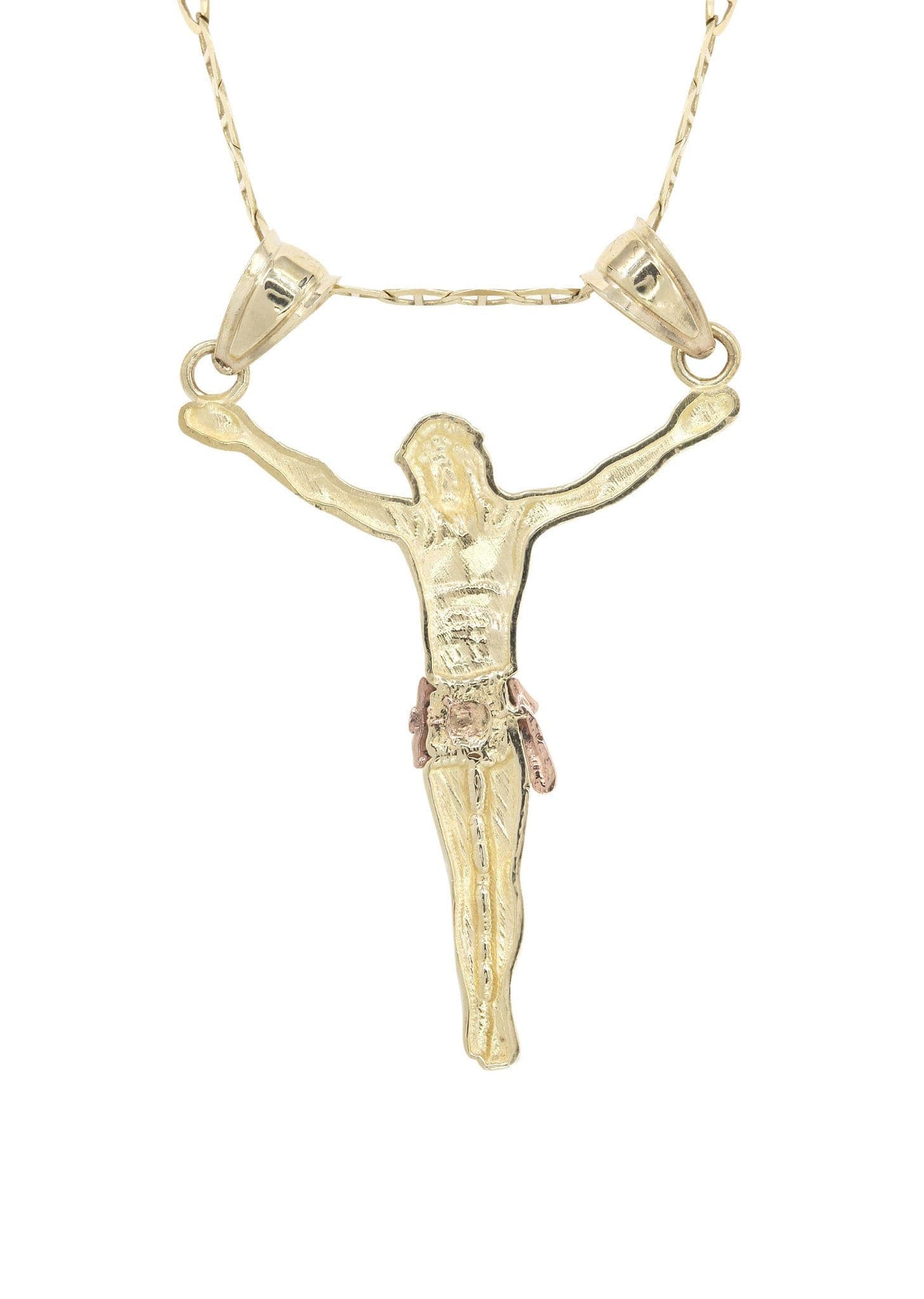 10K Yellow Gold Mariner Crucifix Necklace | Appx. 3.5 Grams - Image 3