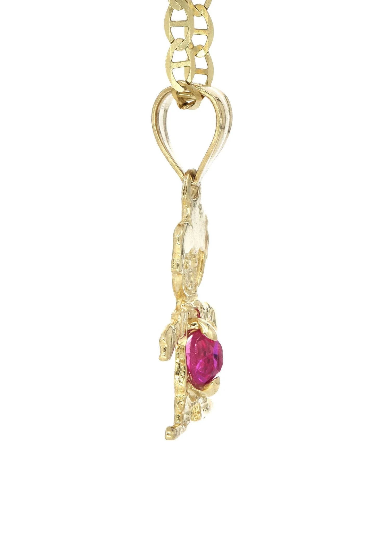 10K Yellow Gold Mariner Children Necklace | Appx. 3 Grams - Image 4