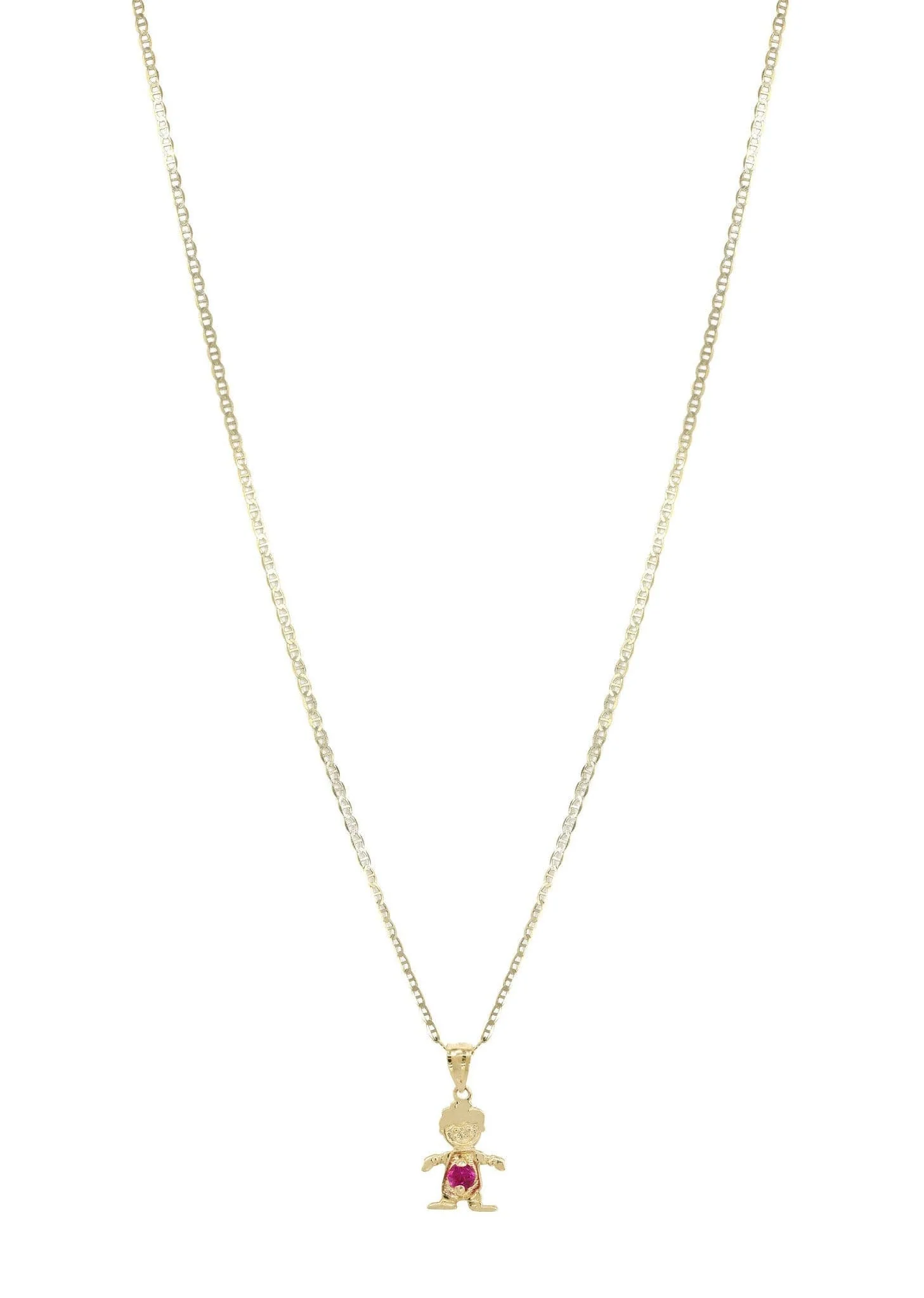 10K Yellow Gold Mariner Children Necklace | Appx. 3 Grams - Image 5