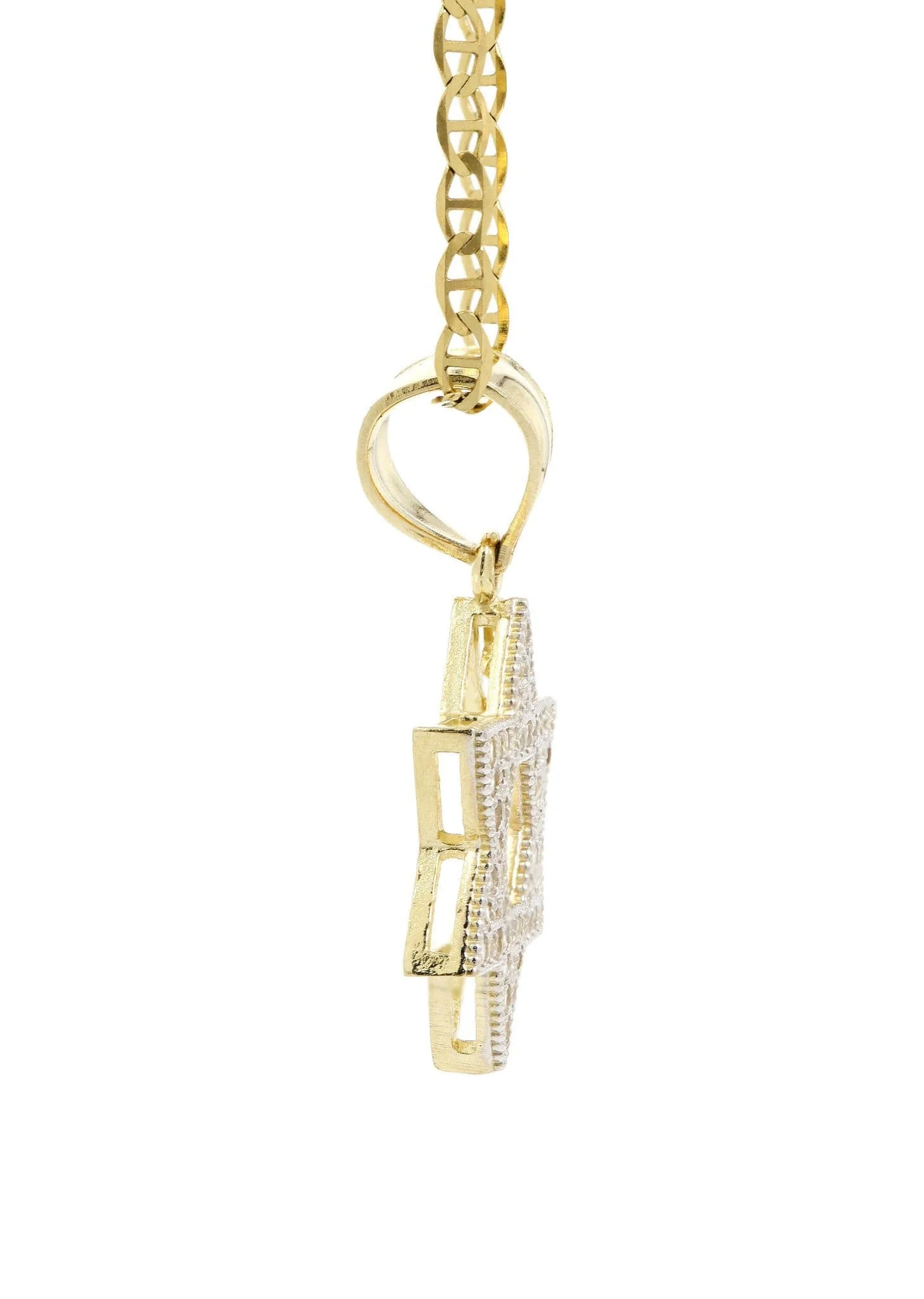 10K Yellow Gold Mariner Star Necklace | Appx. 5 Grams - Image 4
