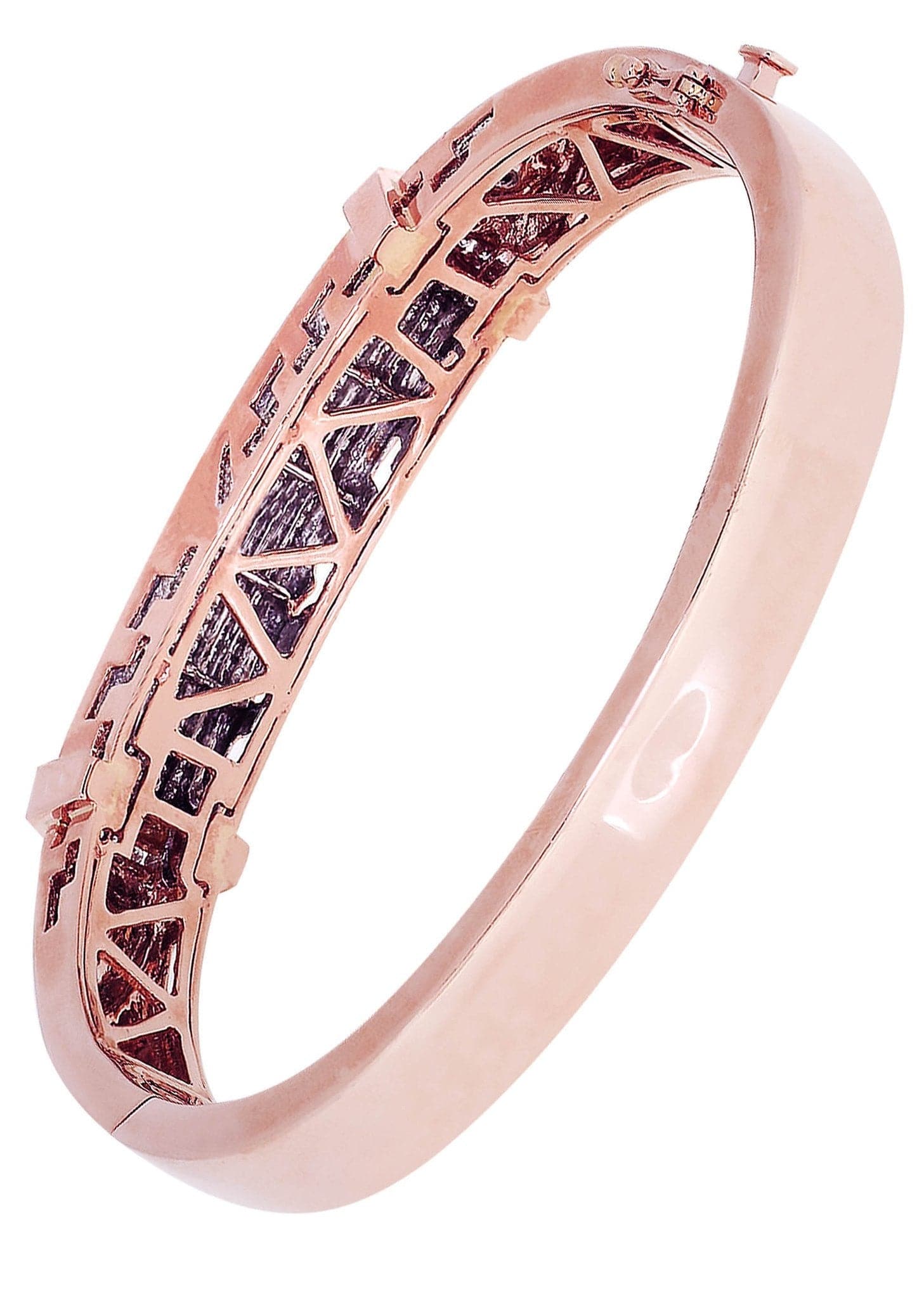 Mens Diamond Bangle Rose Gold| 1.95 Carats| 47.2 Grams - Image 3