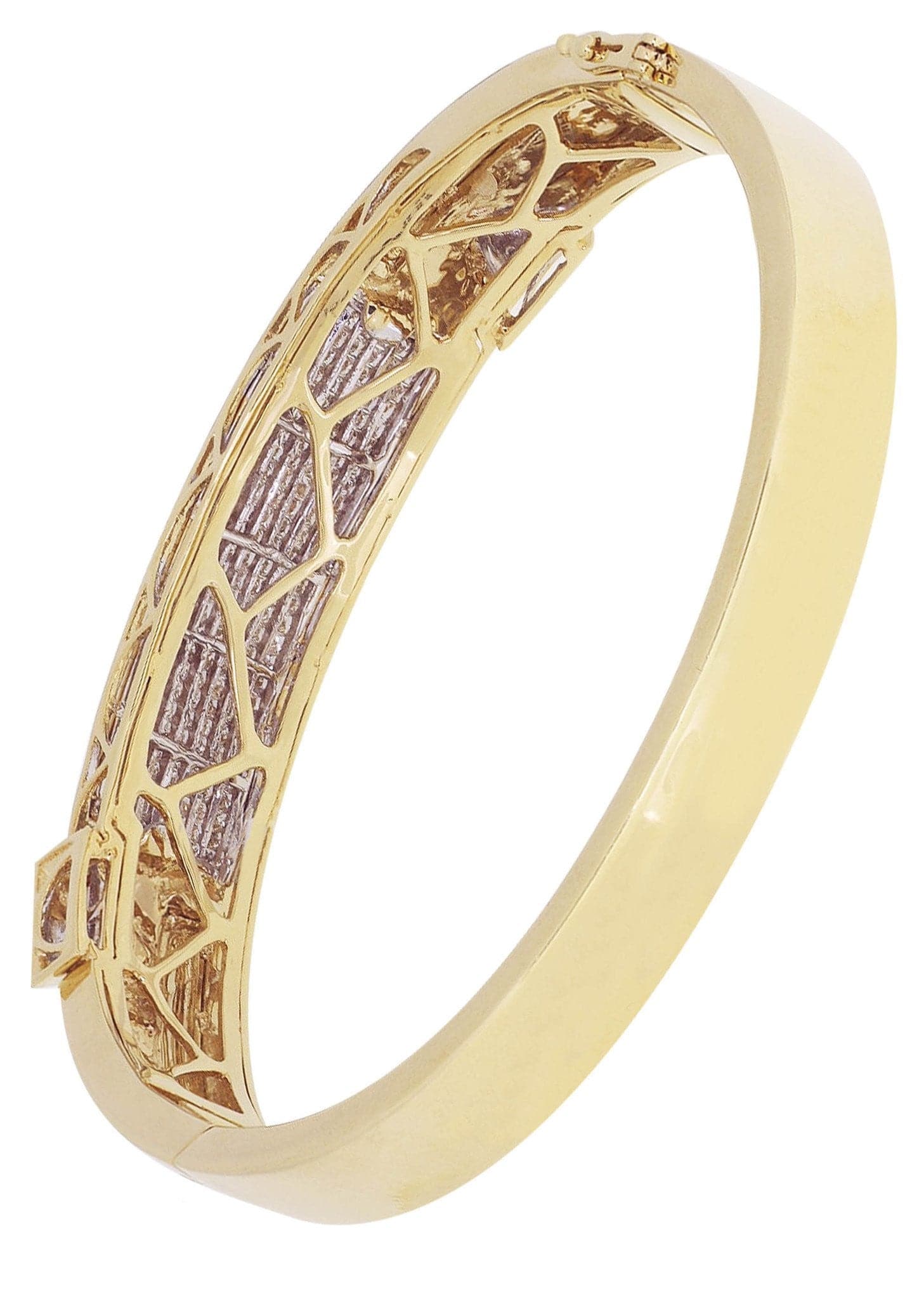 Mens Diamond Bracelet Yellow Gold| 2.36 Carats| 44.34 Grams - Image 3