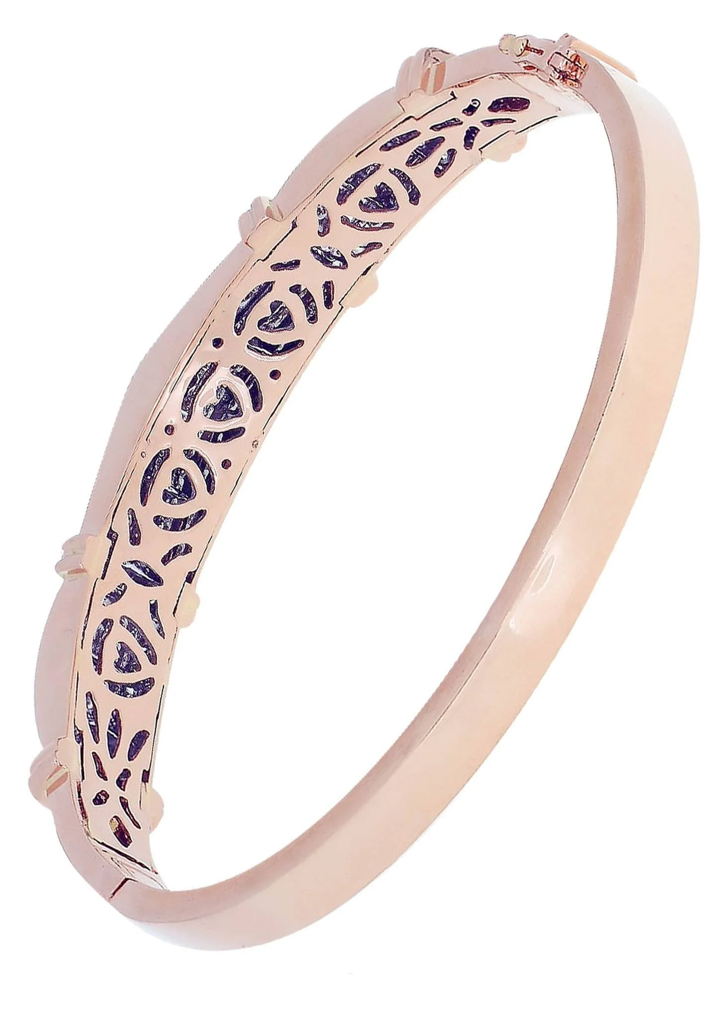 Mens Diamond Bangle Rose Gold| 4.11 Carats| 39.69 Grams - Image 3