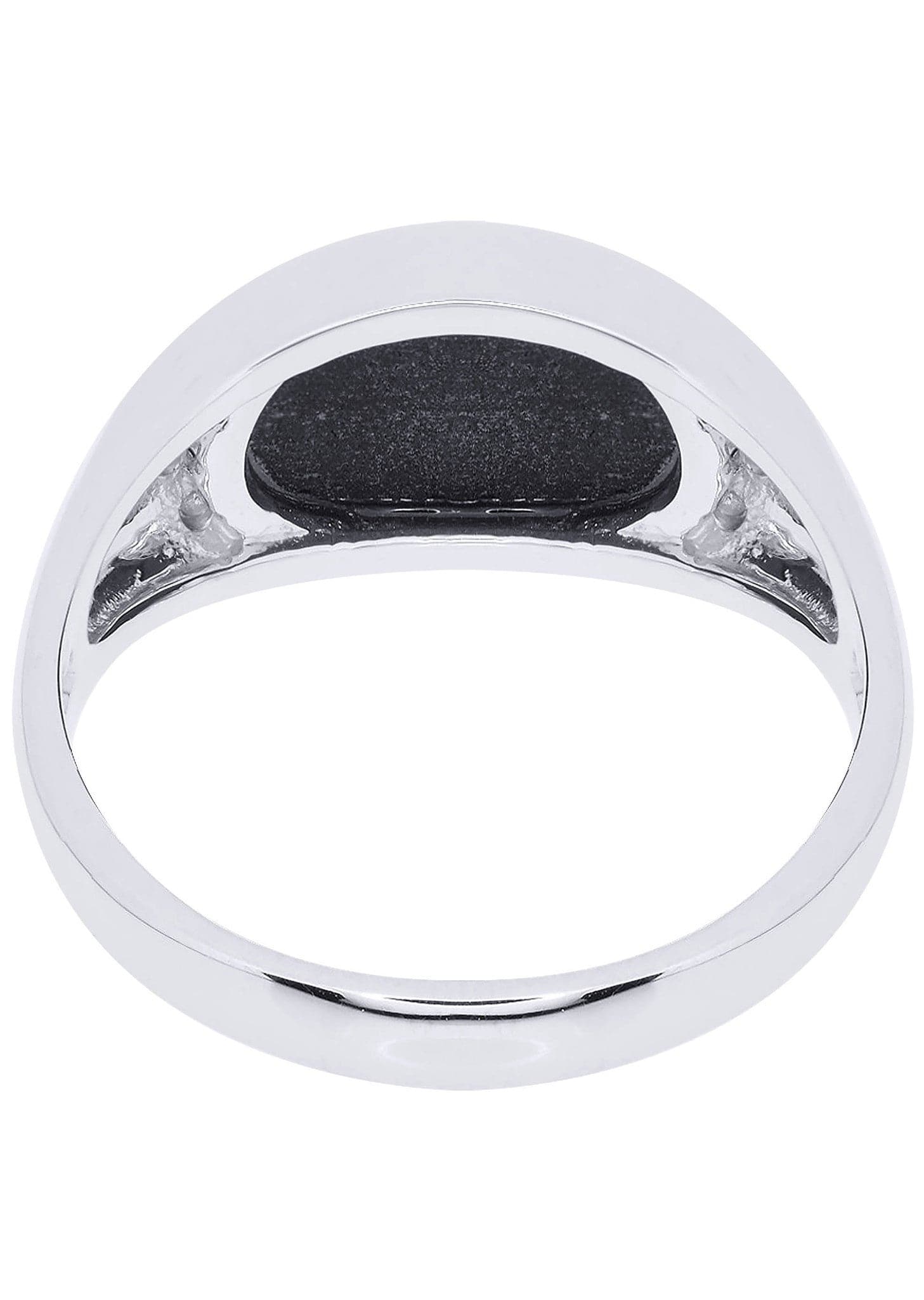 White Gold Mens Diamond Ring| 0.09 Carats| 5.93 Grams - Image 3