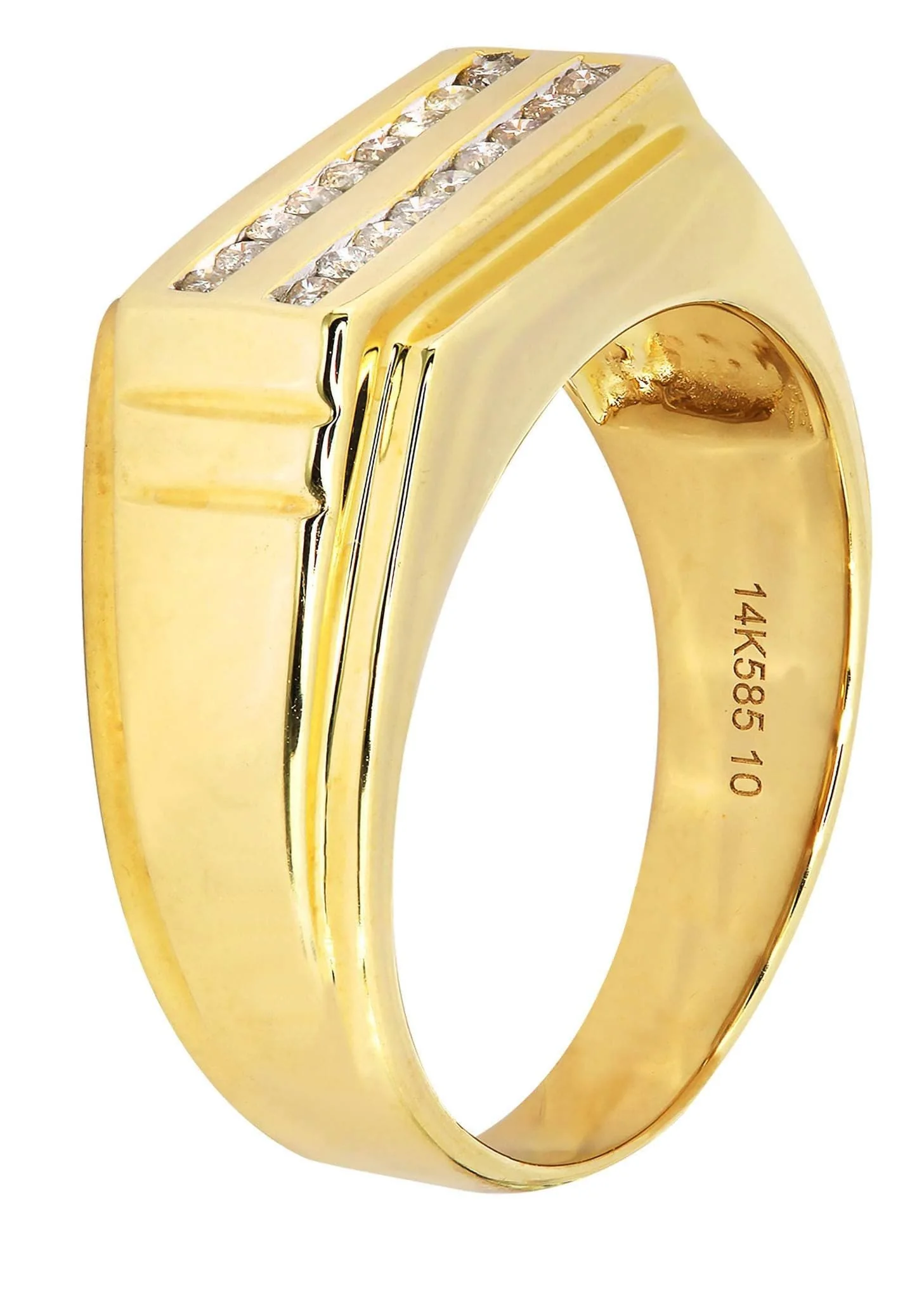 Mens Diamond Ring / Pinky Diamond Ring| 0.17 Carats - Image 2