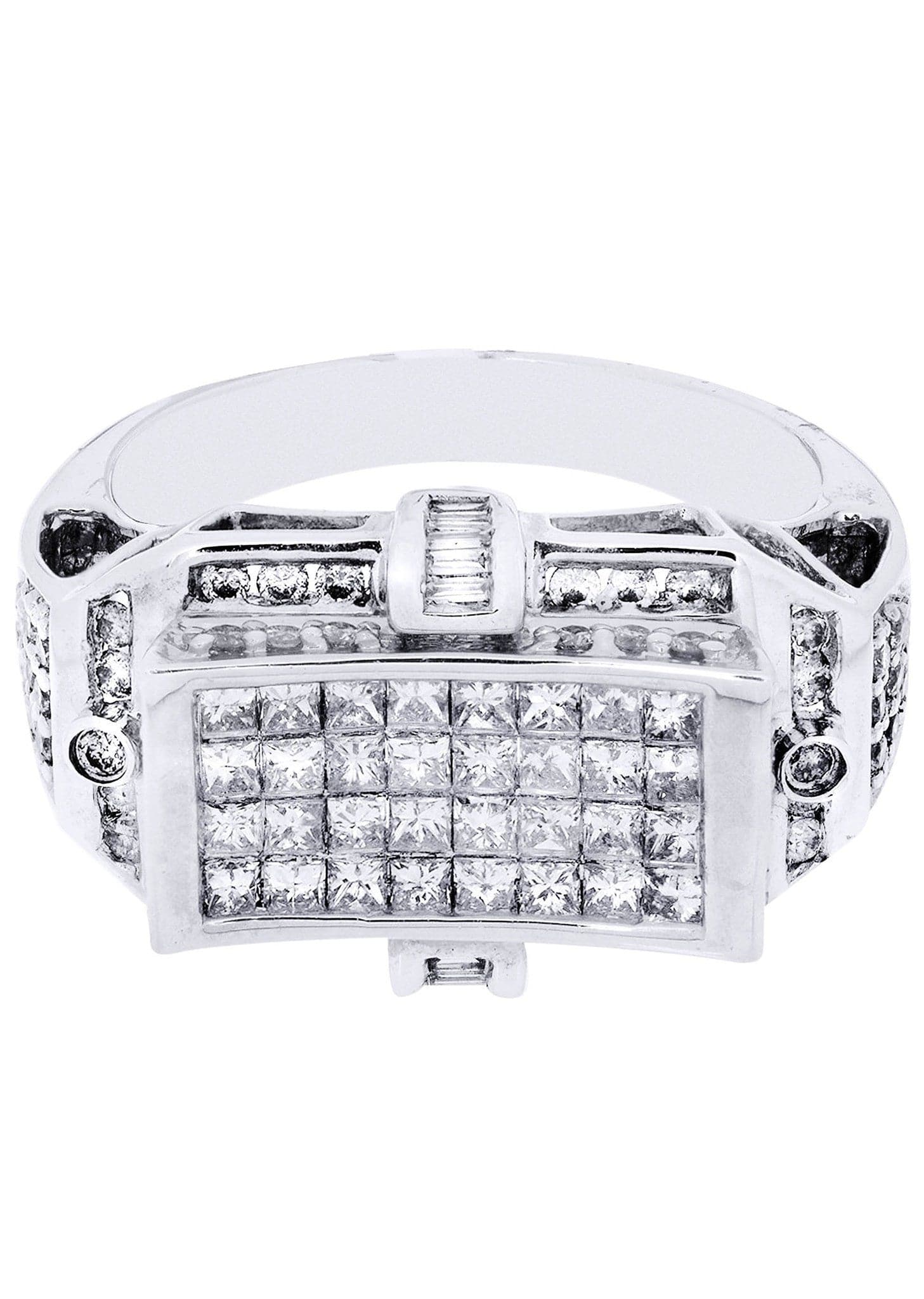 White Gold Mens Diamond Ring| 0.3 Carats| 8.68 Grams