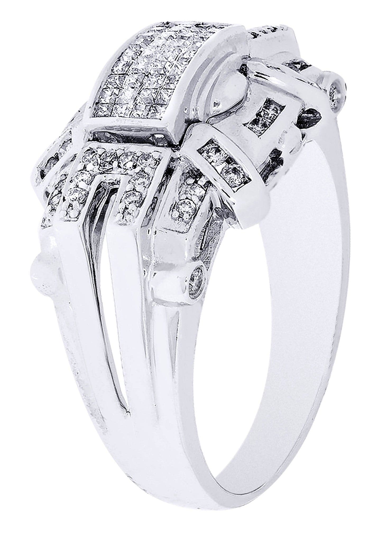 White Gold Mens Diamond Ring| 0.33 Carats| 8.57 Grams - Image 2