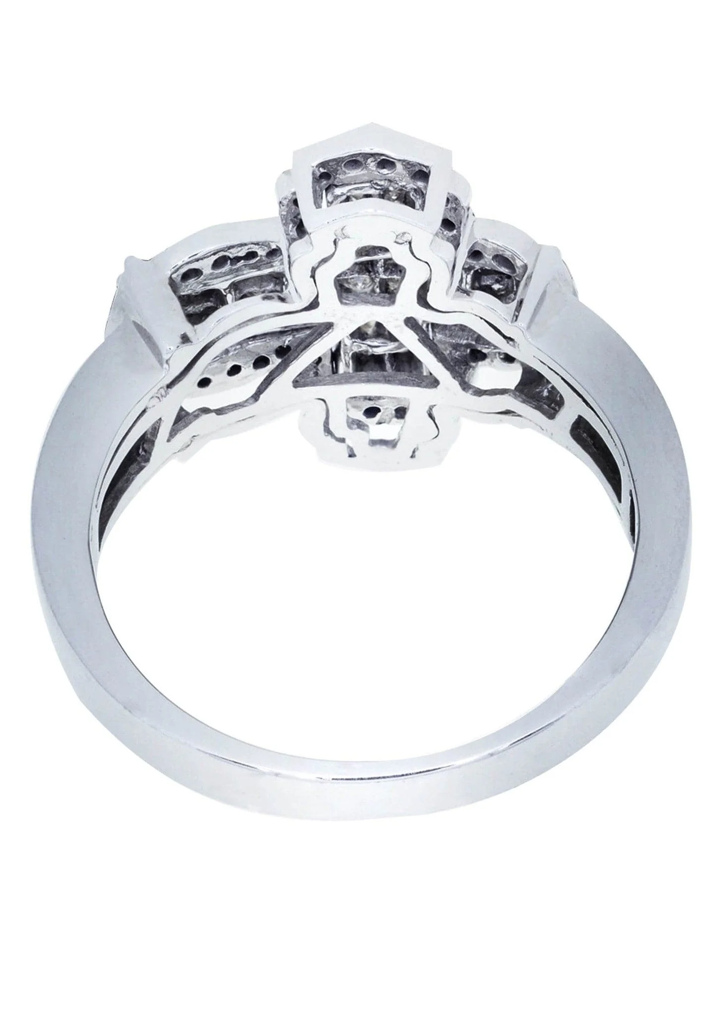 White Gold Mens Diamond Ring| 0.34 Carats| 8.06 Grams - Image 3