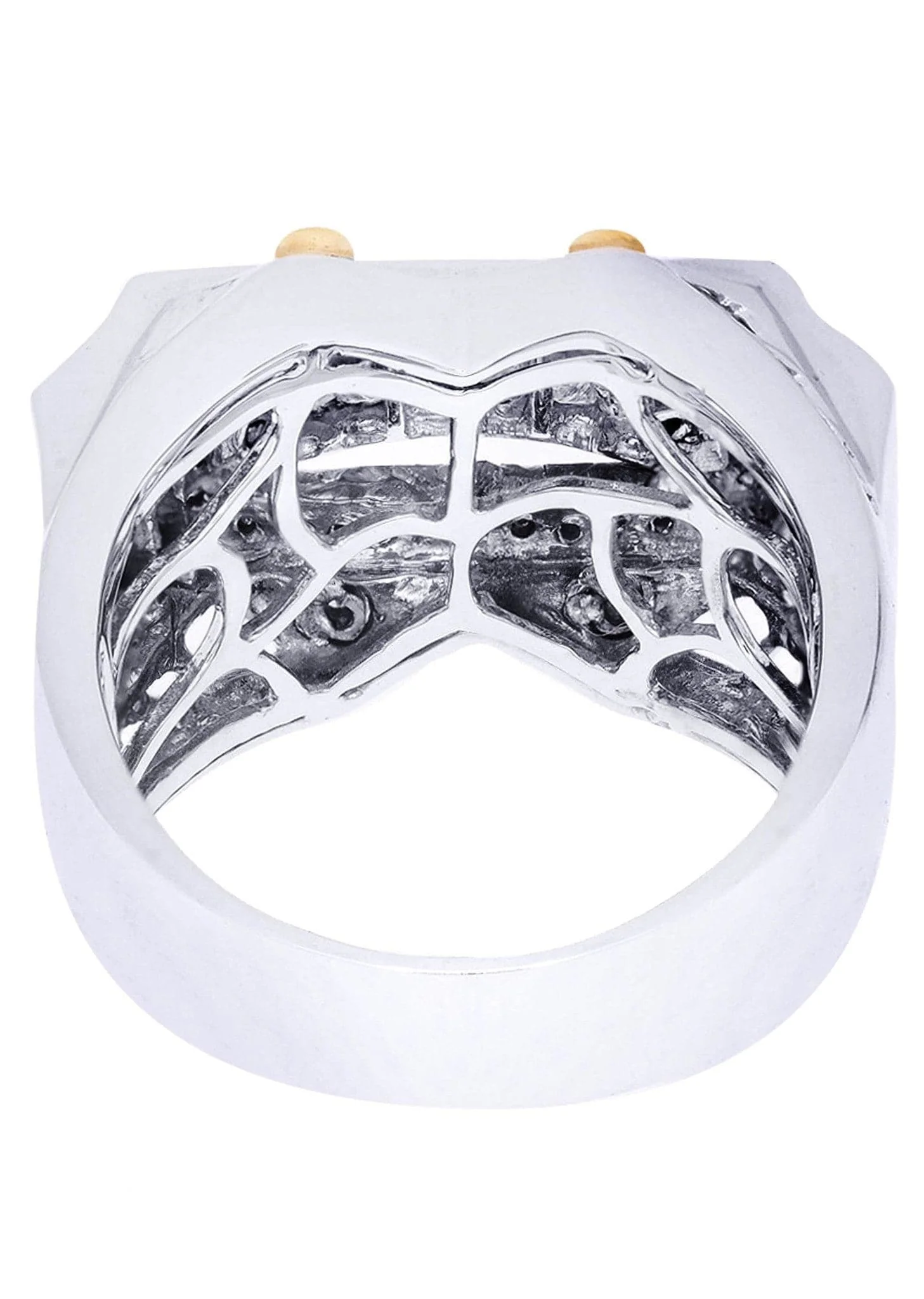 White Gold Mens Diamond Ring| 0.36 Carats| 15.35 Grams - Image 3