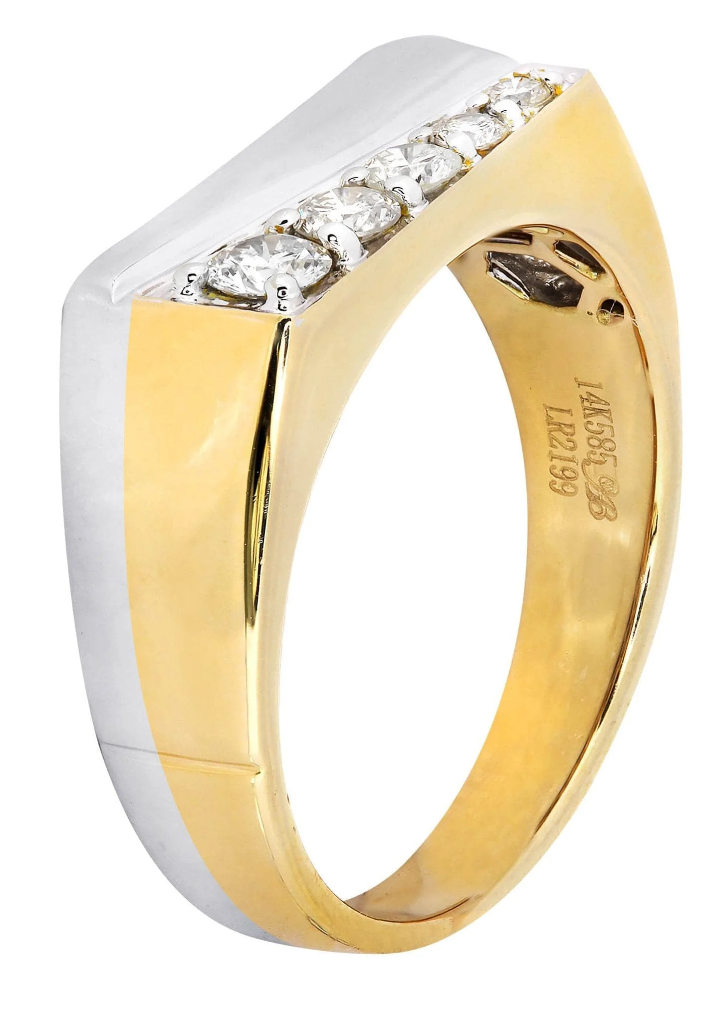 Mens Diamond Pinky Ring| 0.38 Carats| 9.39 Grams - Image 2