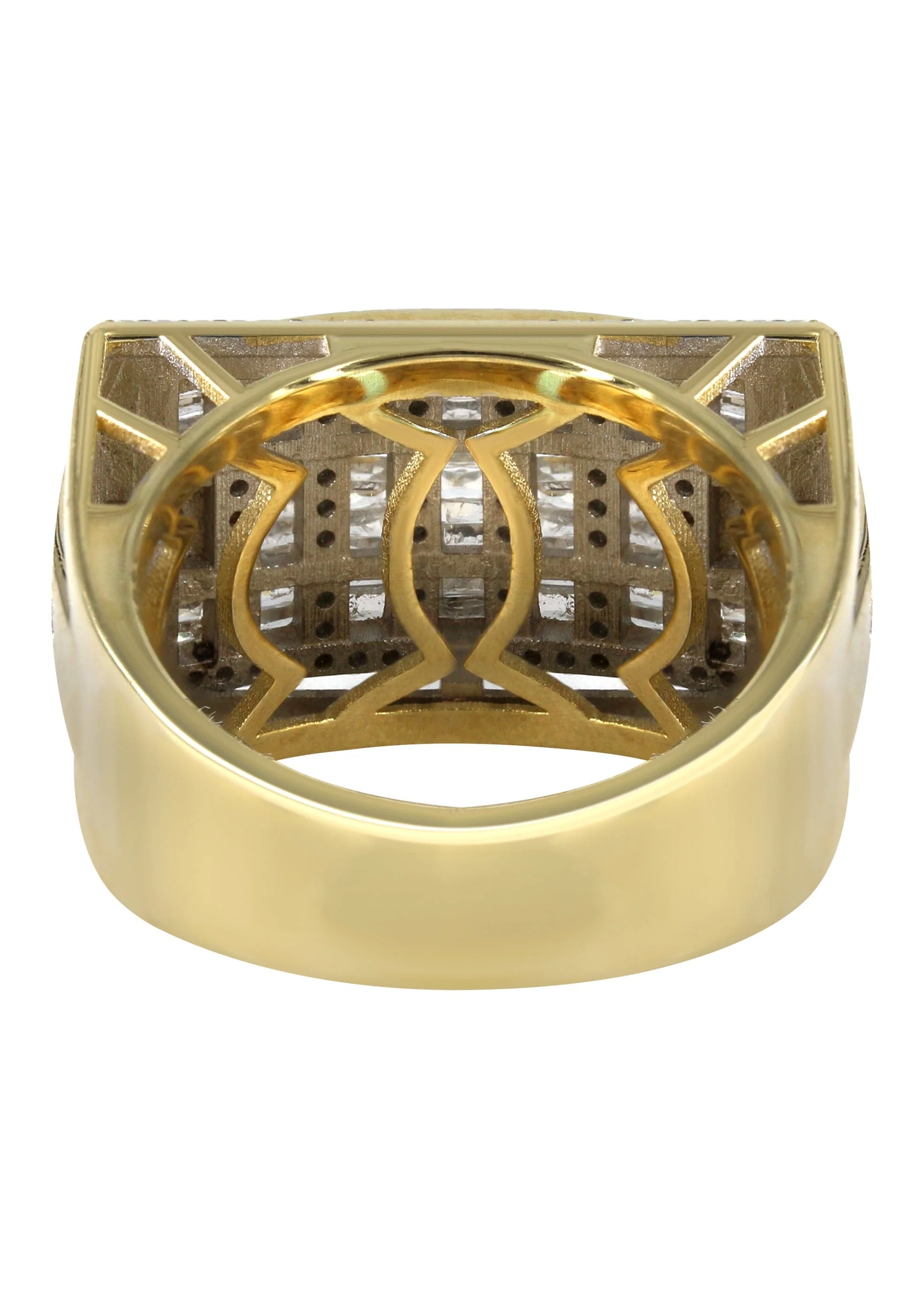 Mens Baguette Diamond Pinky Ring  | 1.76 Carats | 10.5 Grams - Image 3