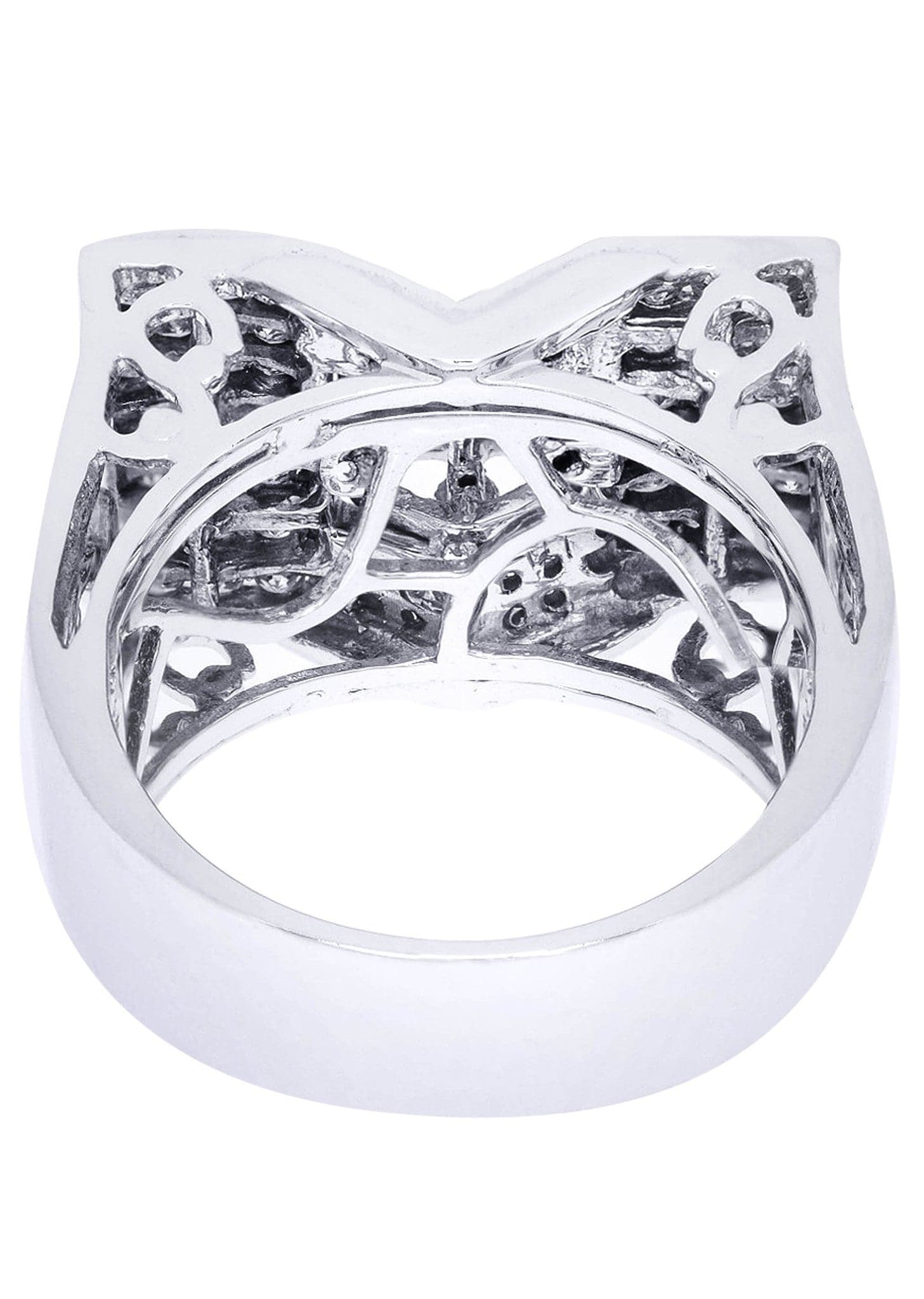 White Gold Mens Diamond Ring| 0.61 Carats| 17.2 Grams - Image 3