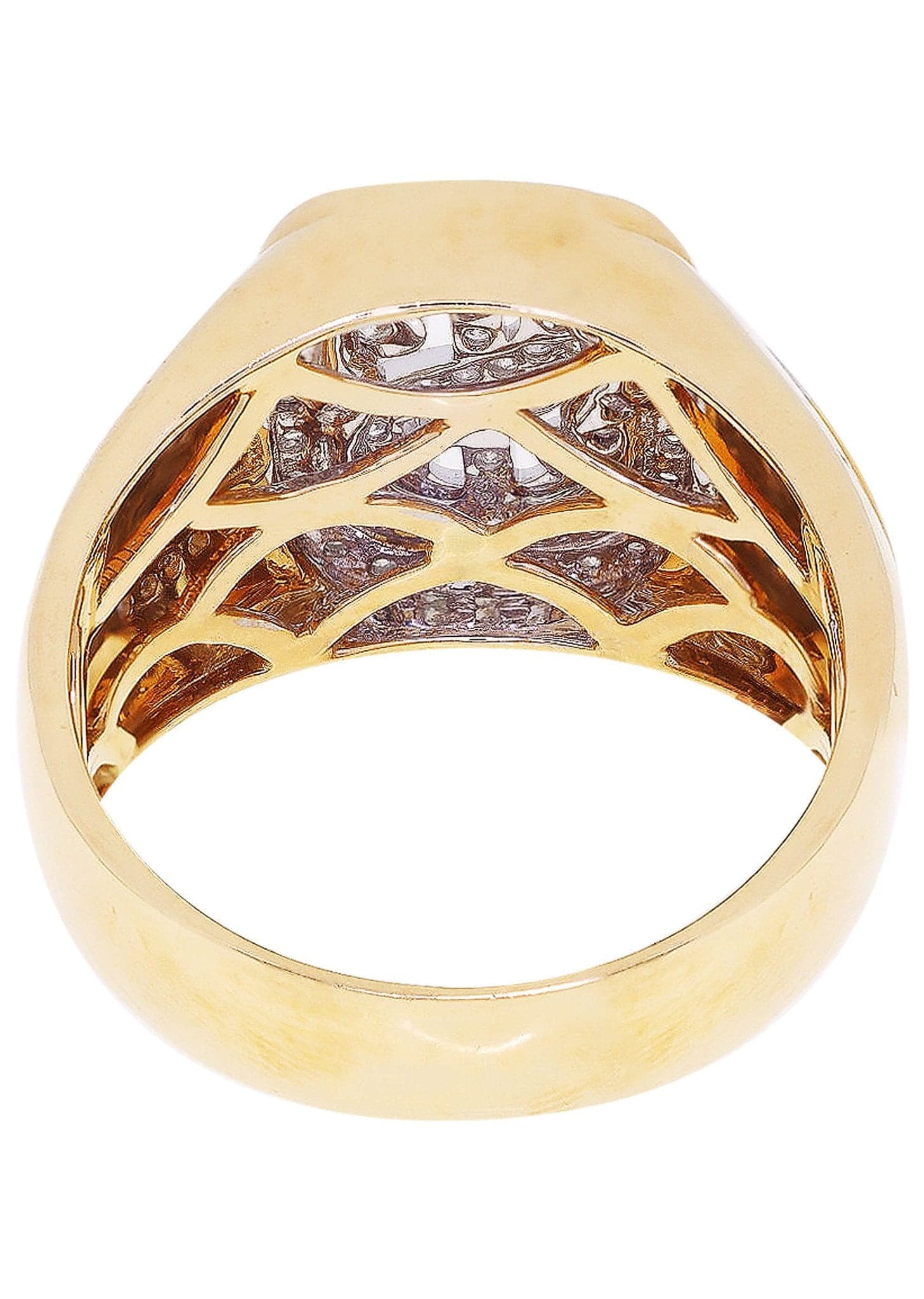 Money Sign Mens Diamond Ring / Pinky Diamond Ring| 0.65 Carats - Image 3