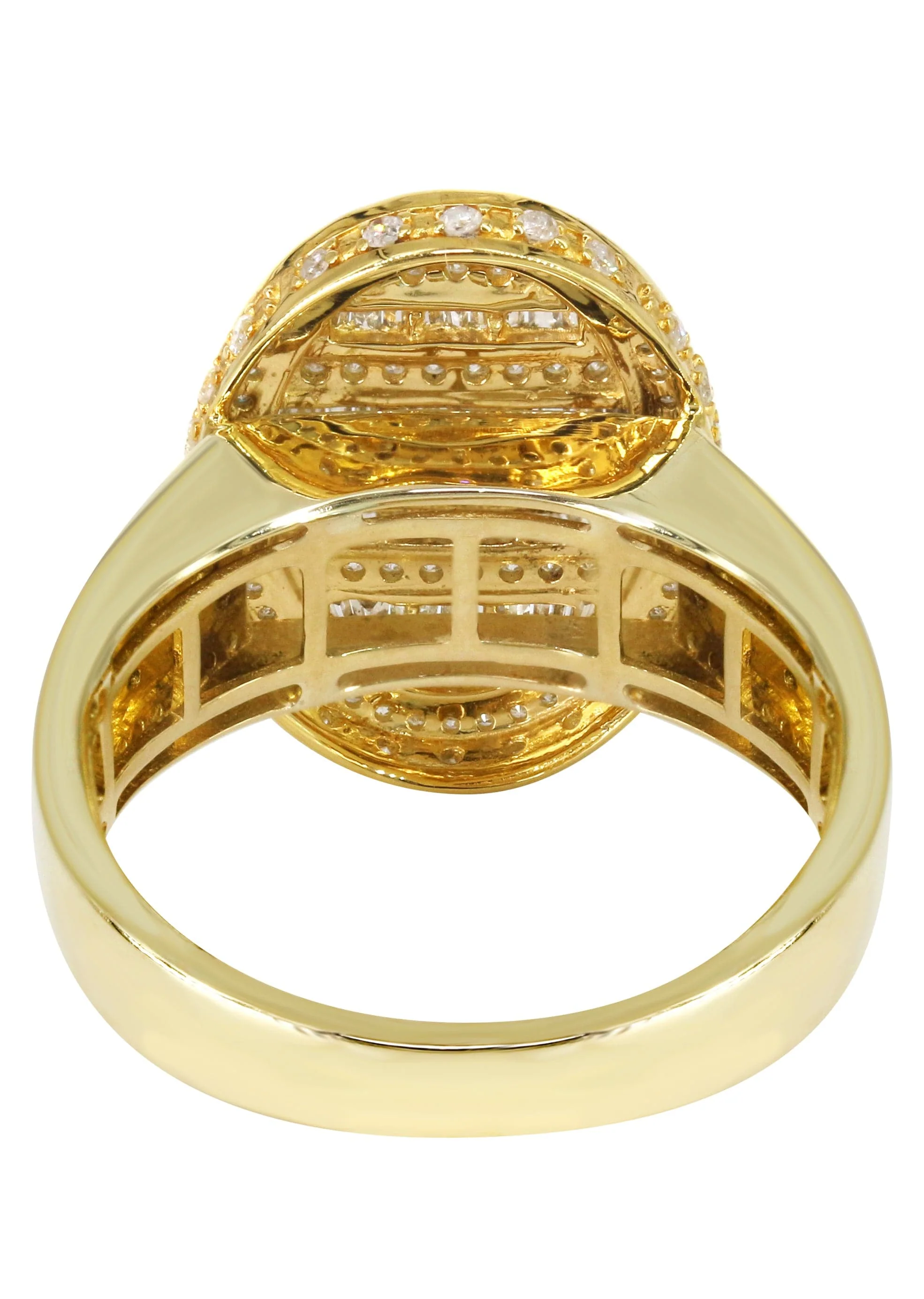 Mens Baguette Diamond Pinky Ring  | 1.19 Carats | 7.8 Grams - Image 3