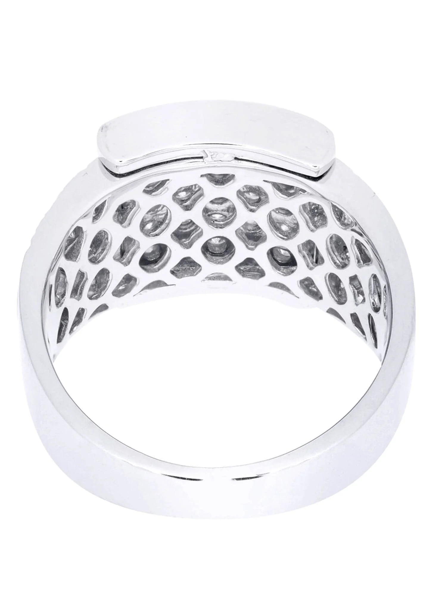White Gold Mens Diamond Ring| 0.84 Carats| 14.74 Grams - Image 3