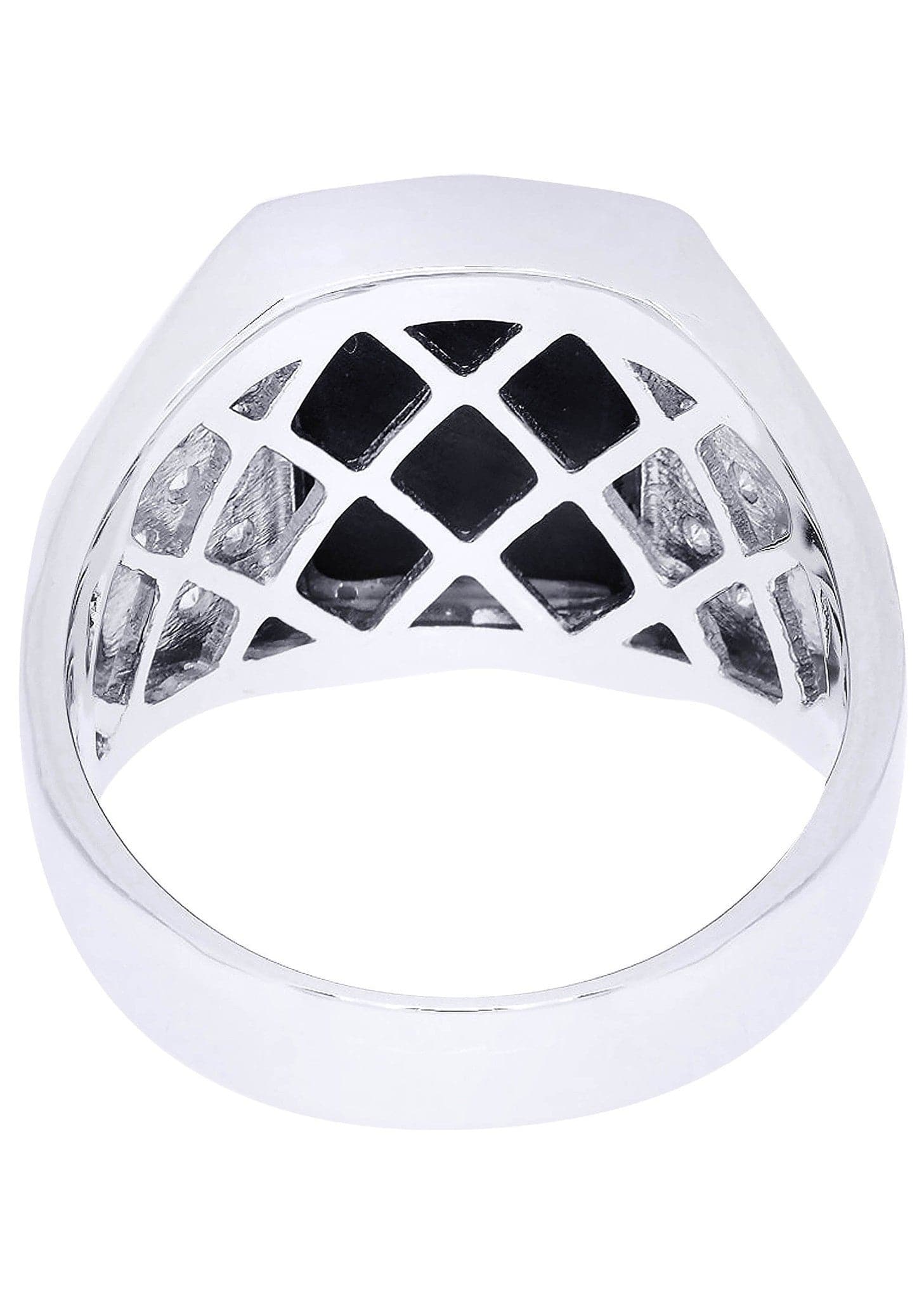 White Gold Pinky Diamond Ring| 0.88 Carats| 10.67 Grams - Image 3