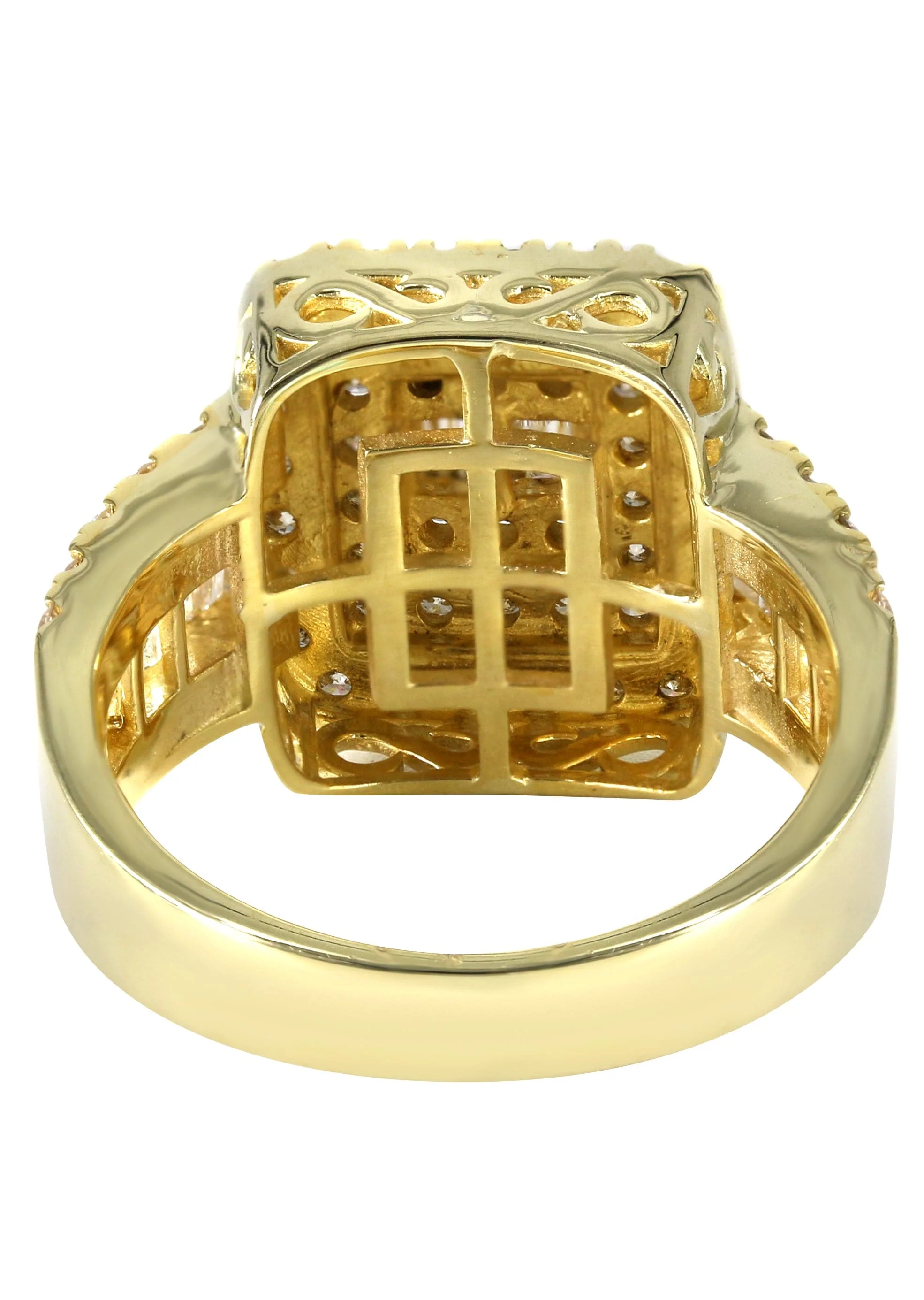 Mens Baguette Diamond Pinky Ring  | 3.36 Carats | 10.2 Grams - Image 3