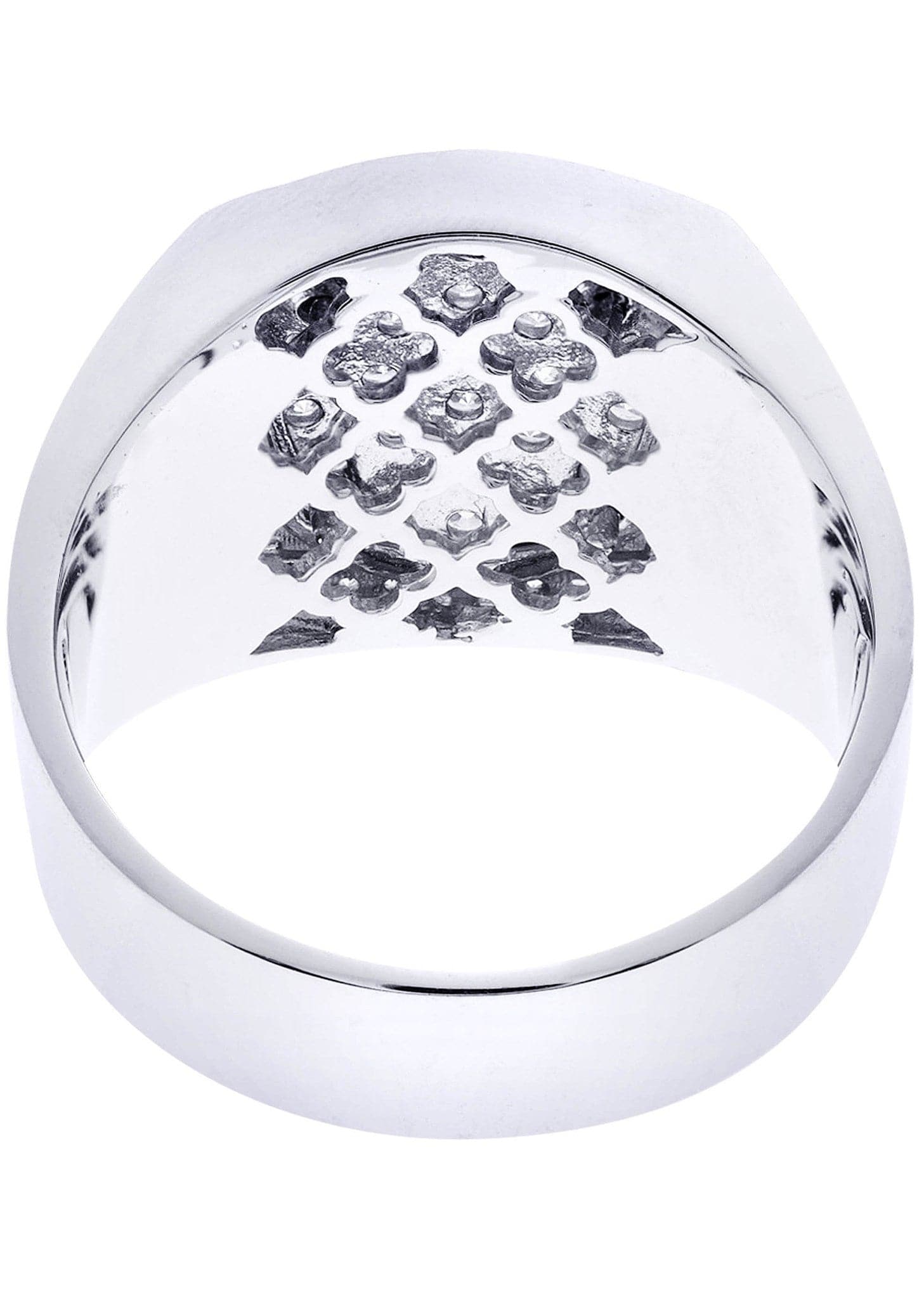 White Gold Mens Diamond Ring| 0.91 Carats| 13.14 Grams - Image 3