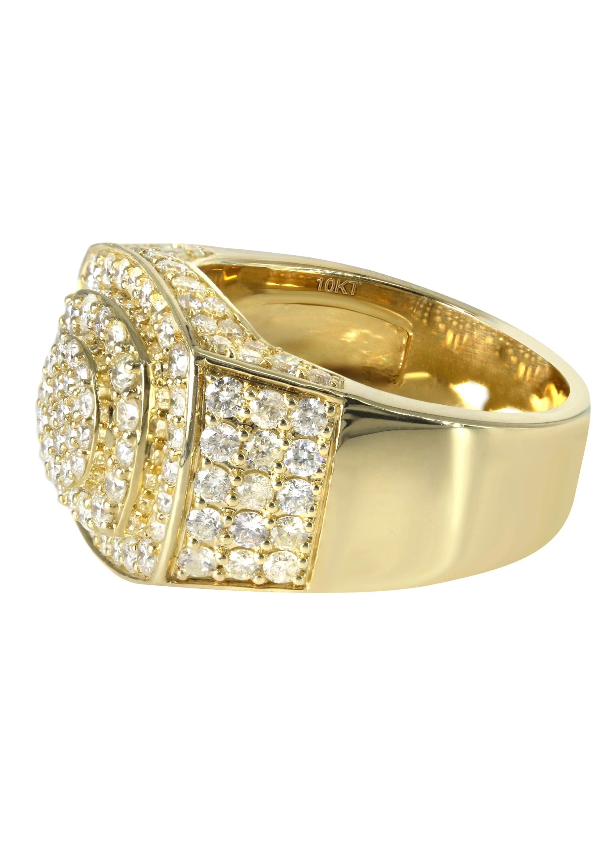 Mens Diamond Pinky Ring  | 3.42 Carats | 11.3 Grams - Image 2