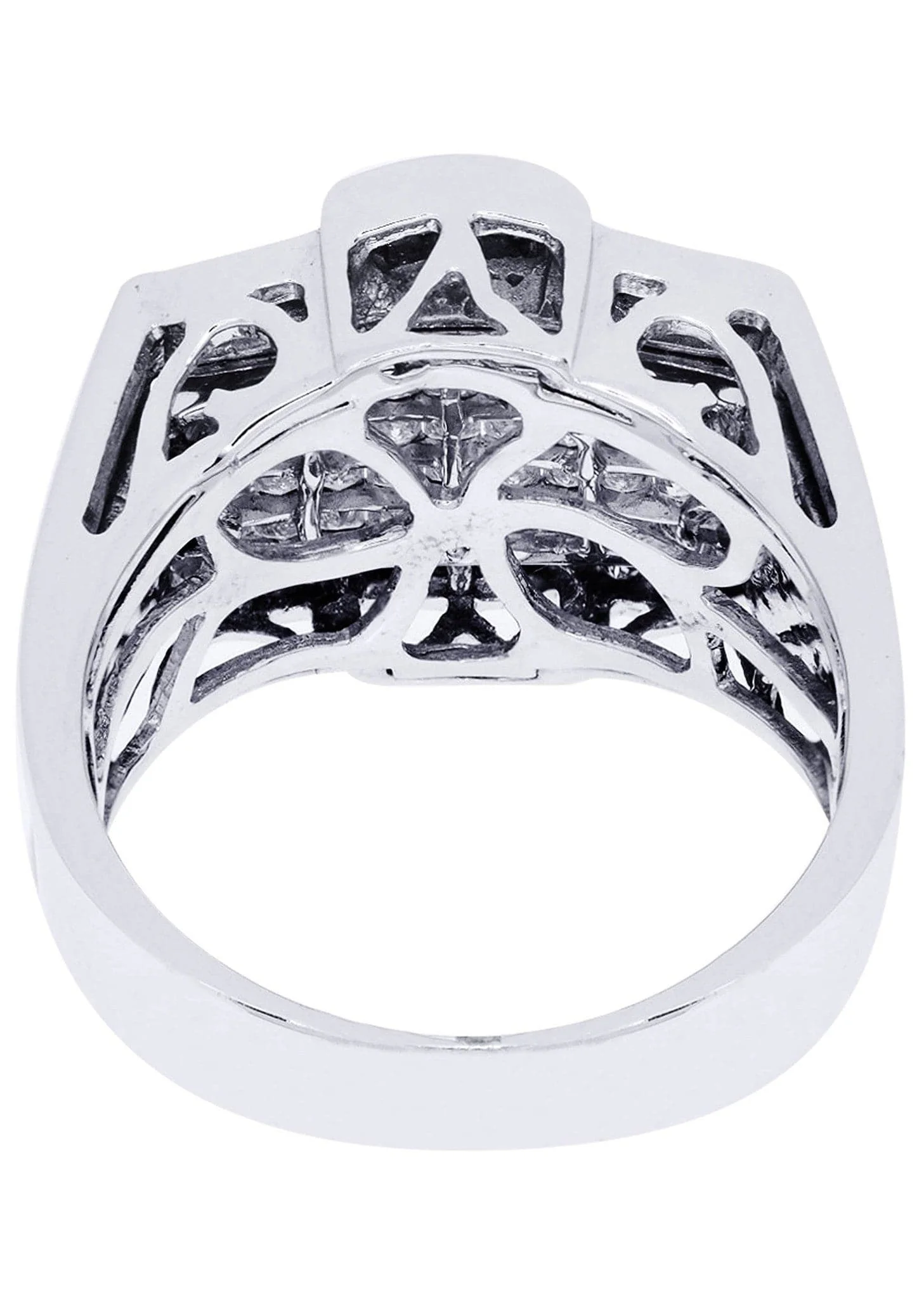 White Gold Mens Diamond Ring| 0.93 Carats| 10.63 Grams - Image 3