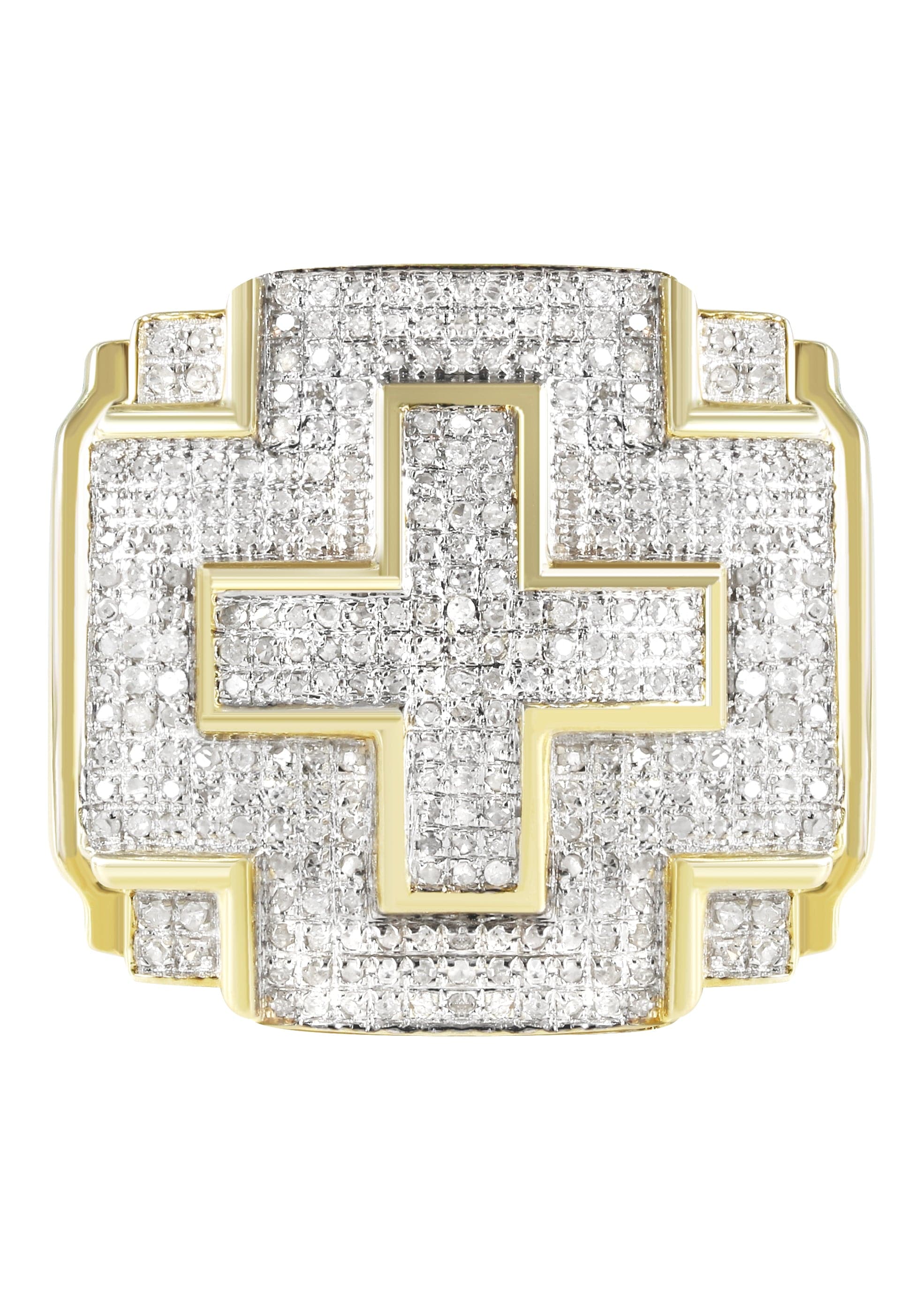 Mens Diamond  Ring | 1.18 Carats | 9.1 Grams