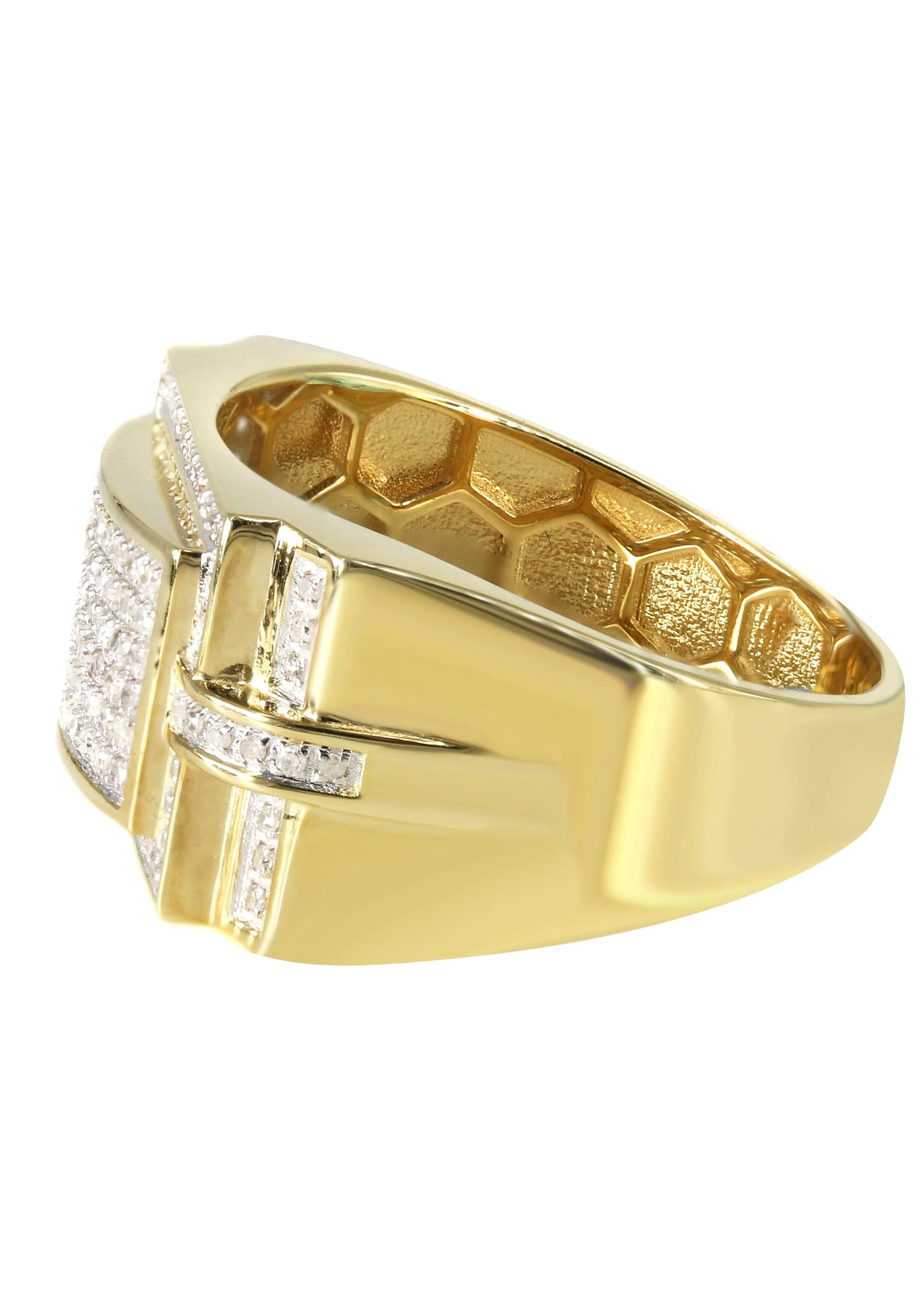Mens Diamond Pinky Ring  | 0.55 Carats | 7.5 Grams - Image 2