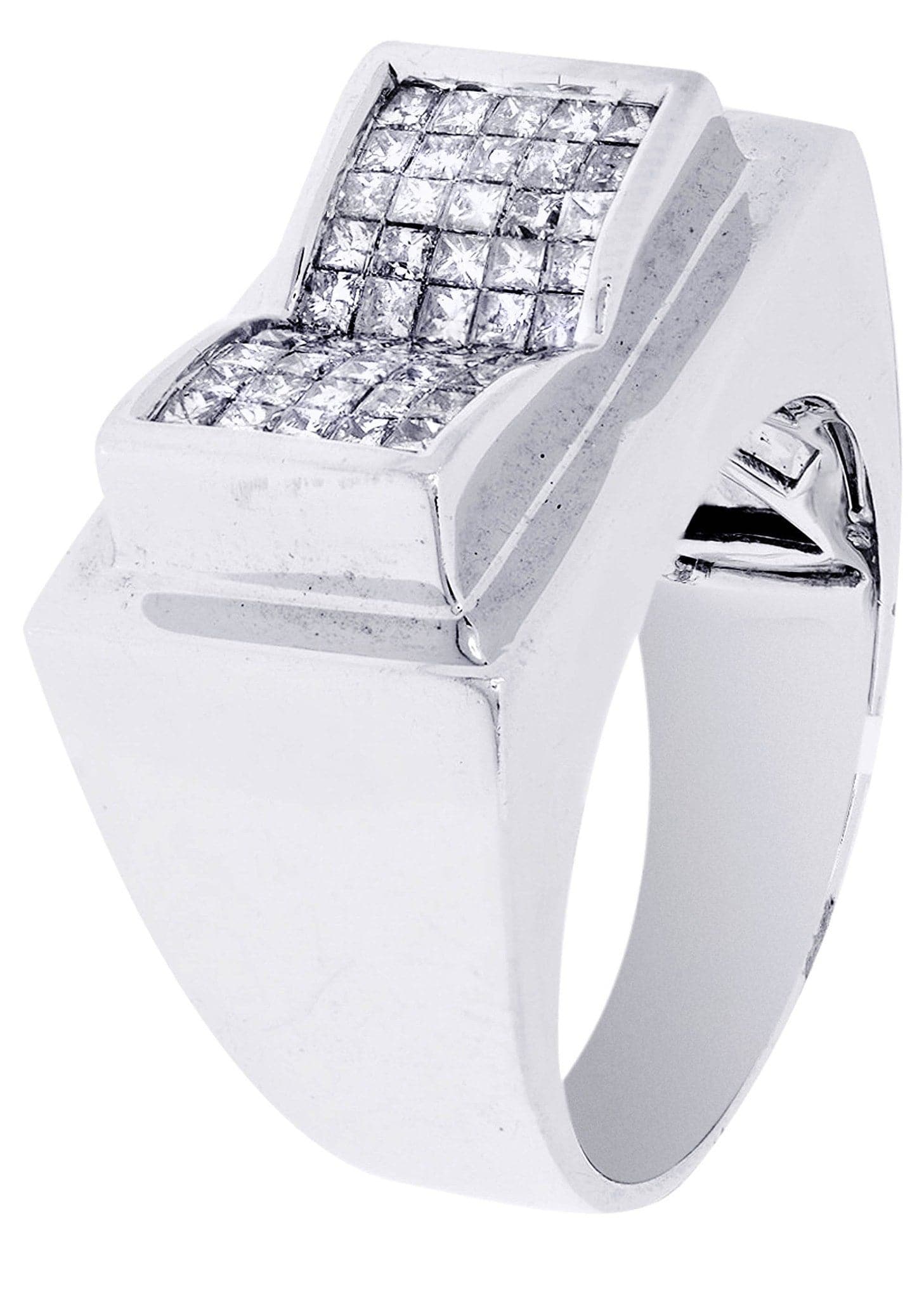 White Gold Mens Diamond Ring| 1.02 Carats| 13.47 Grams - Image 2