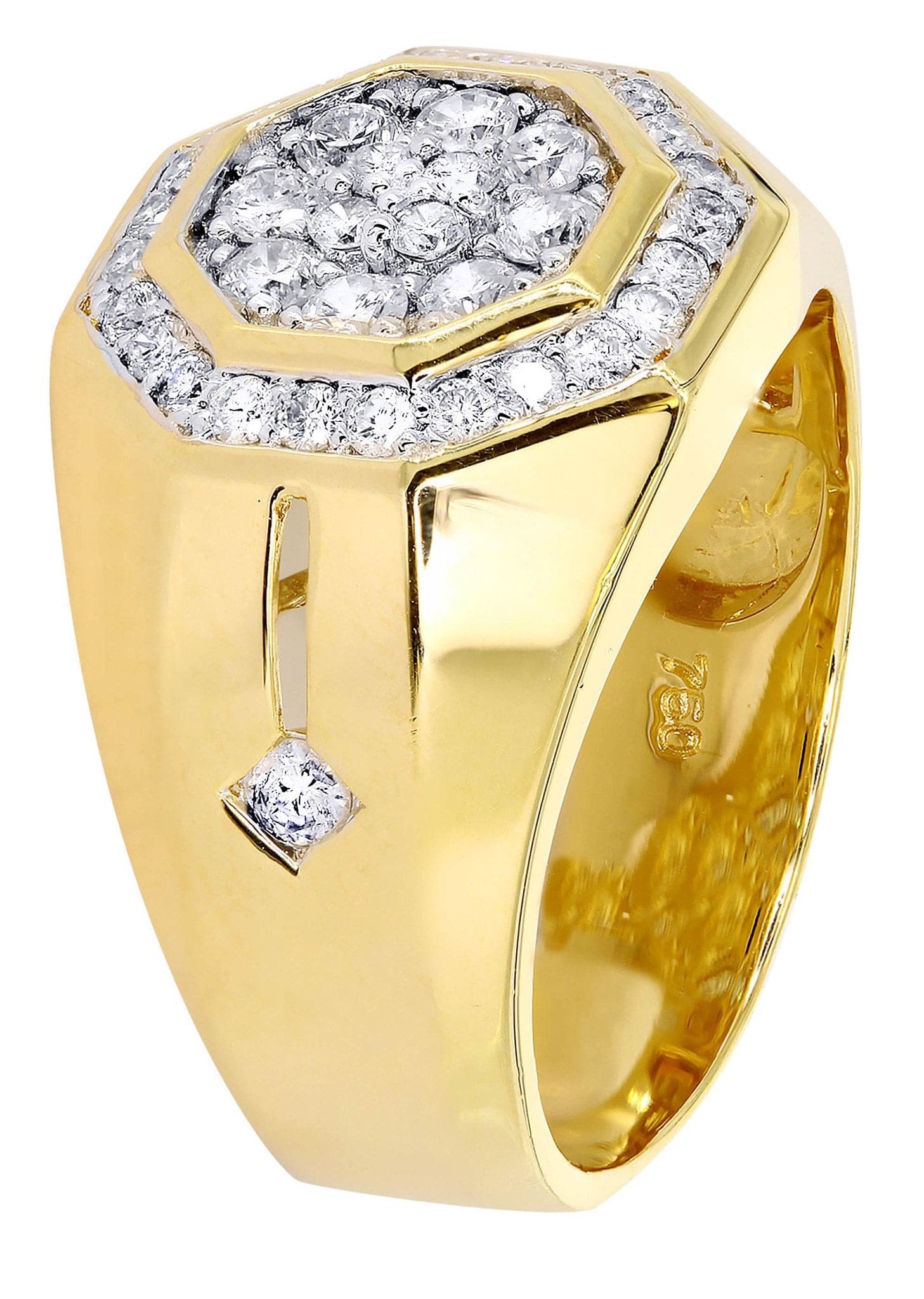 Mens Diamond Ring / Pinky Diamond Ring| 1.04 Carats - Image 2
