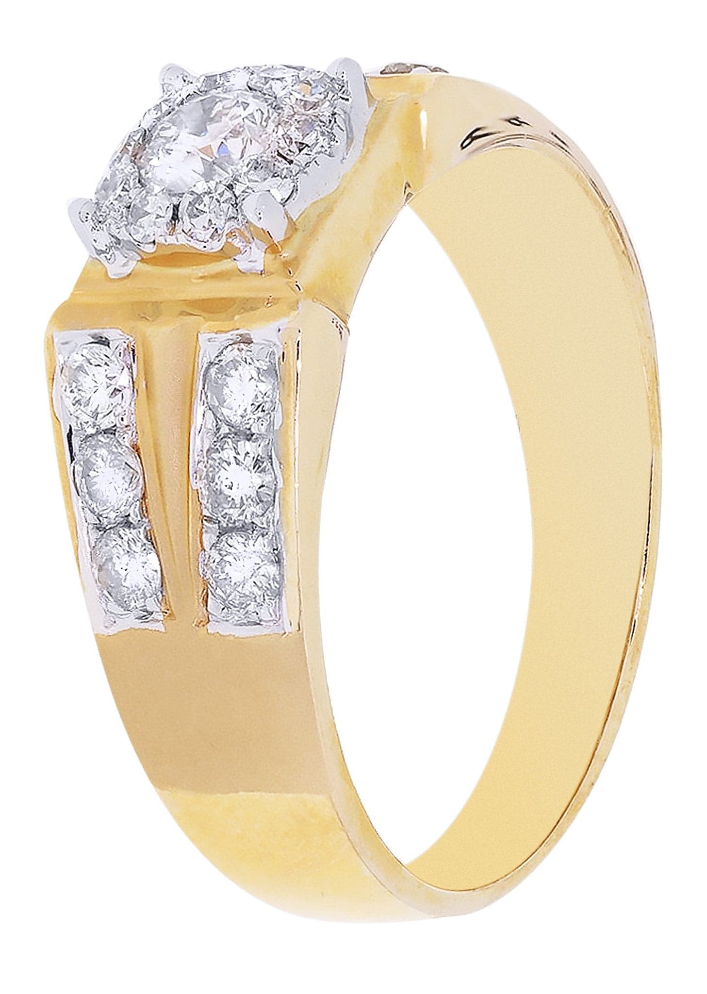 Mens Diamond Ring / Pinky Diamond Ring| 1.06 Carats - Image 2