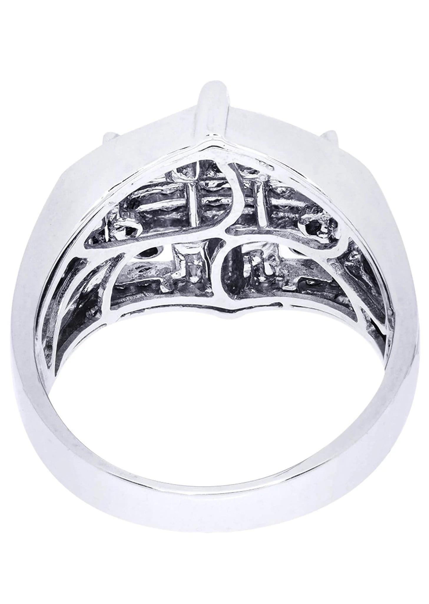 White Gold Mens Diamond Ring| 1.08 Carats| 10.76 Grams - Image 3
