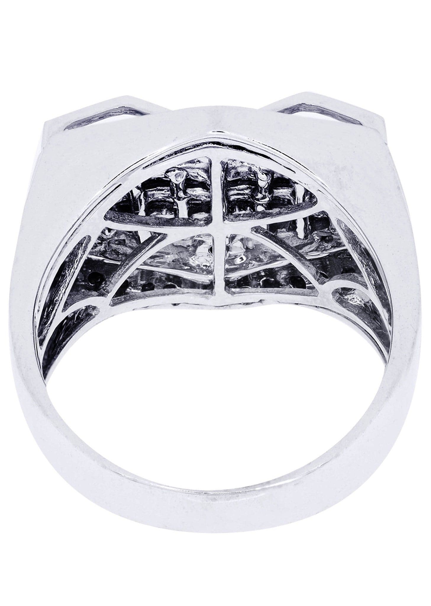 White Gold Mens Diamond Ring| 1.14 Carats| 12.43 Grams - Image 3