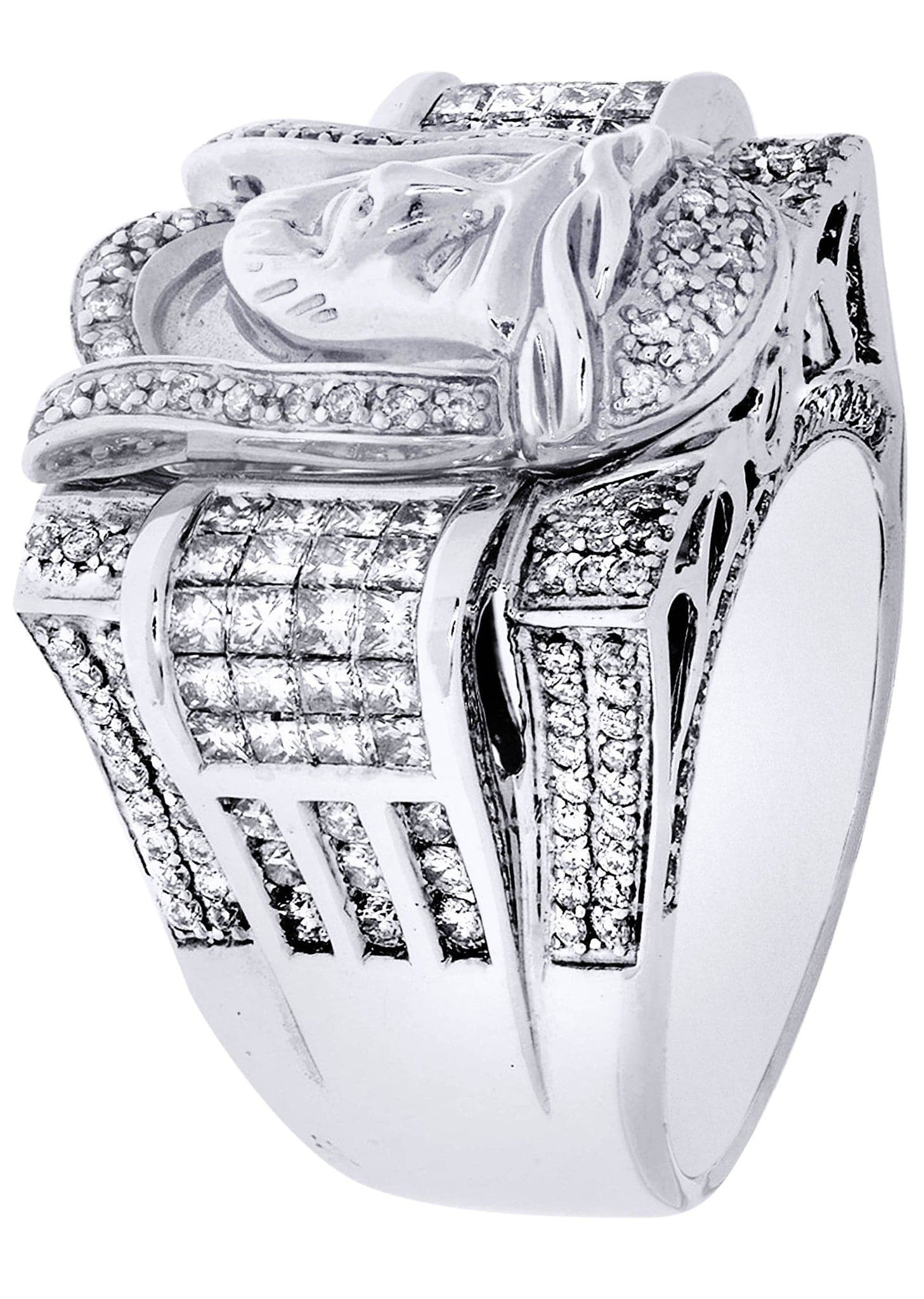 White Gold Mens Diamond Ring| 1.17 Carats| 20.29 Grams - Image 2