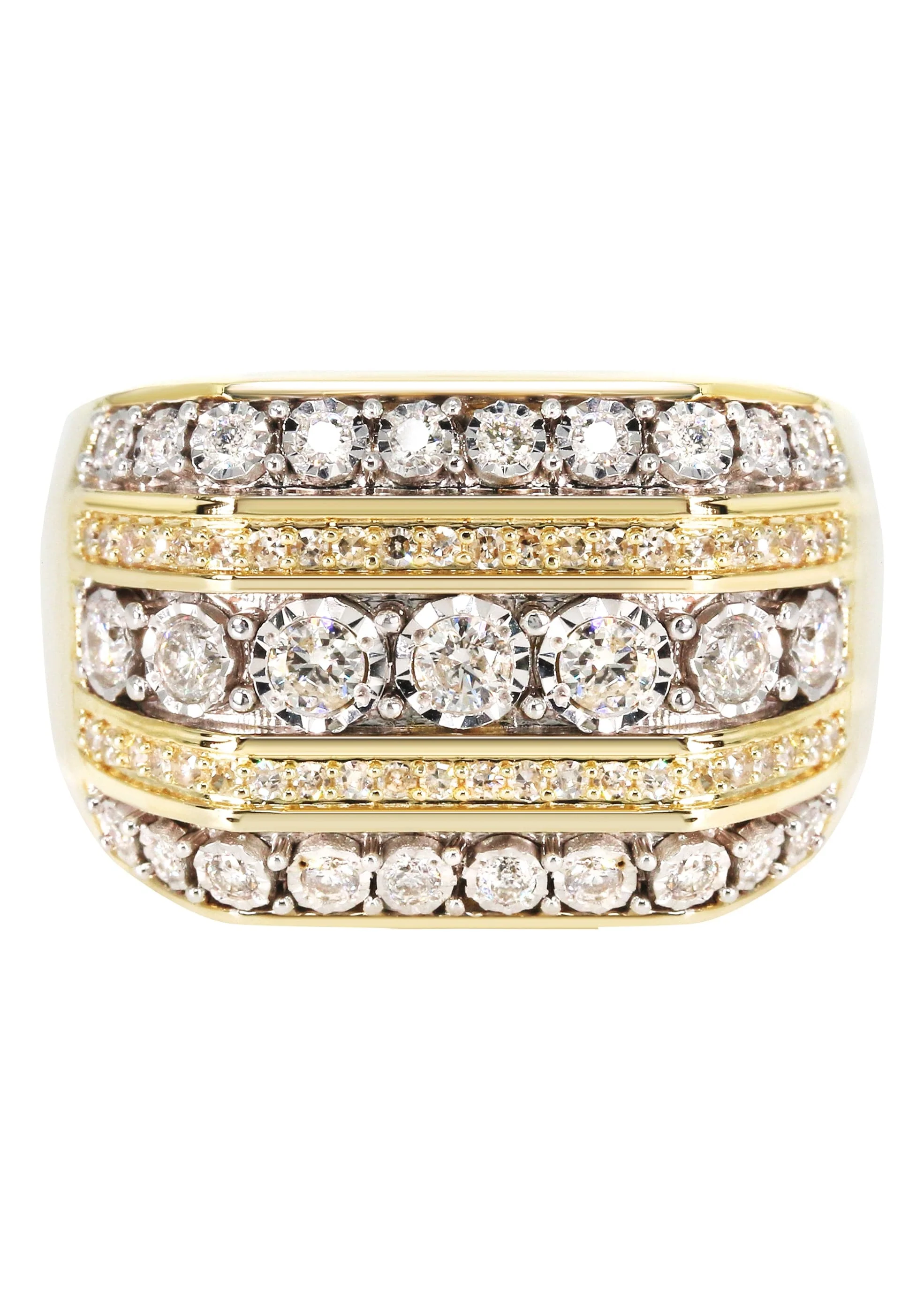 Mens Diamond Pinky Ring  | 1.33 Carats | 10.7 Grams