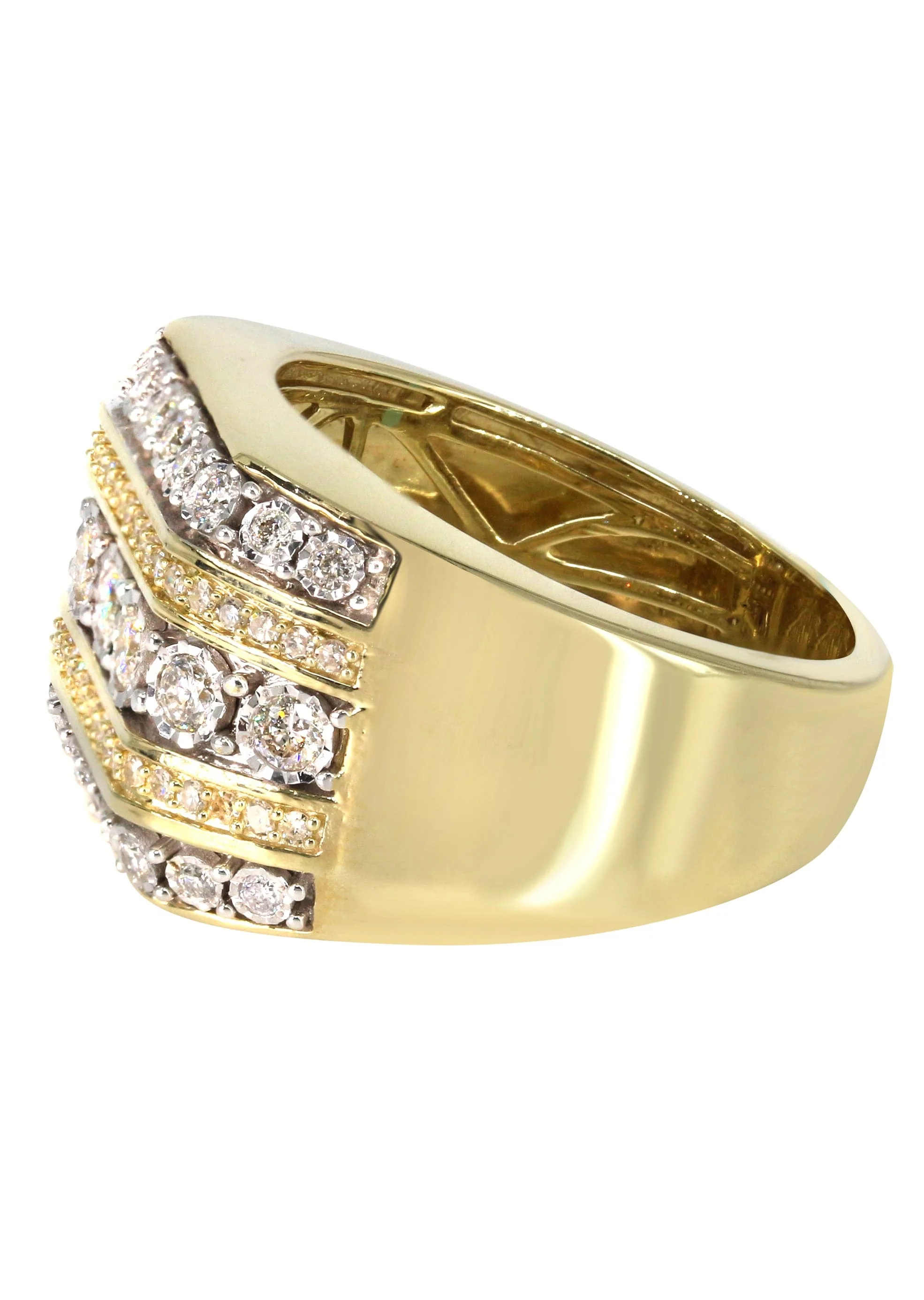 Mens Diamond Pinky Ring  | 1.33 Carats | 10.7 Grams - Image 2