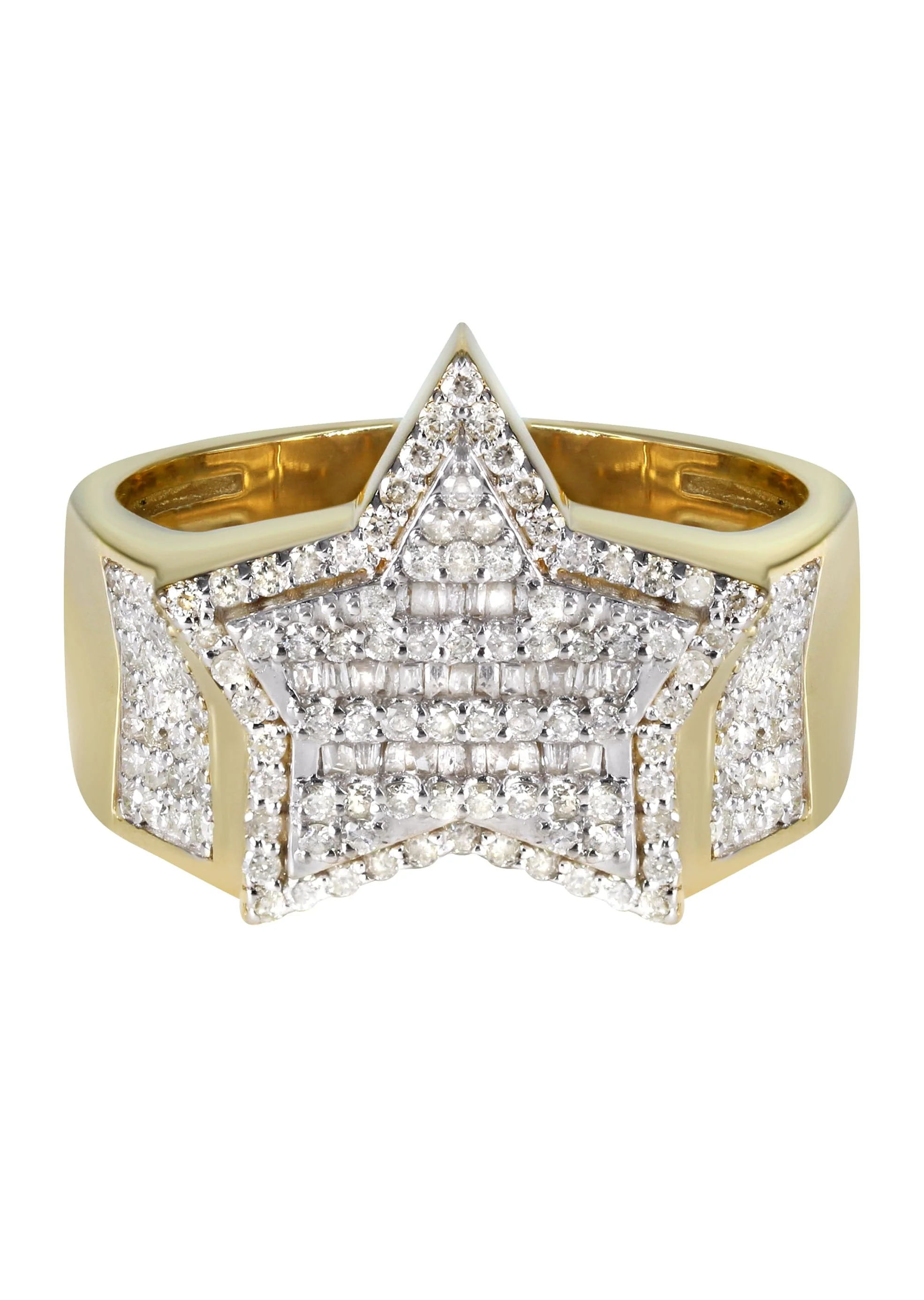 Mens Diamond  Ring | 0.98 Carats | 9.9 Grams