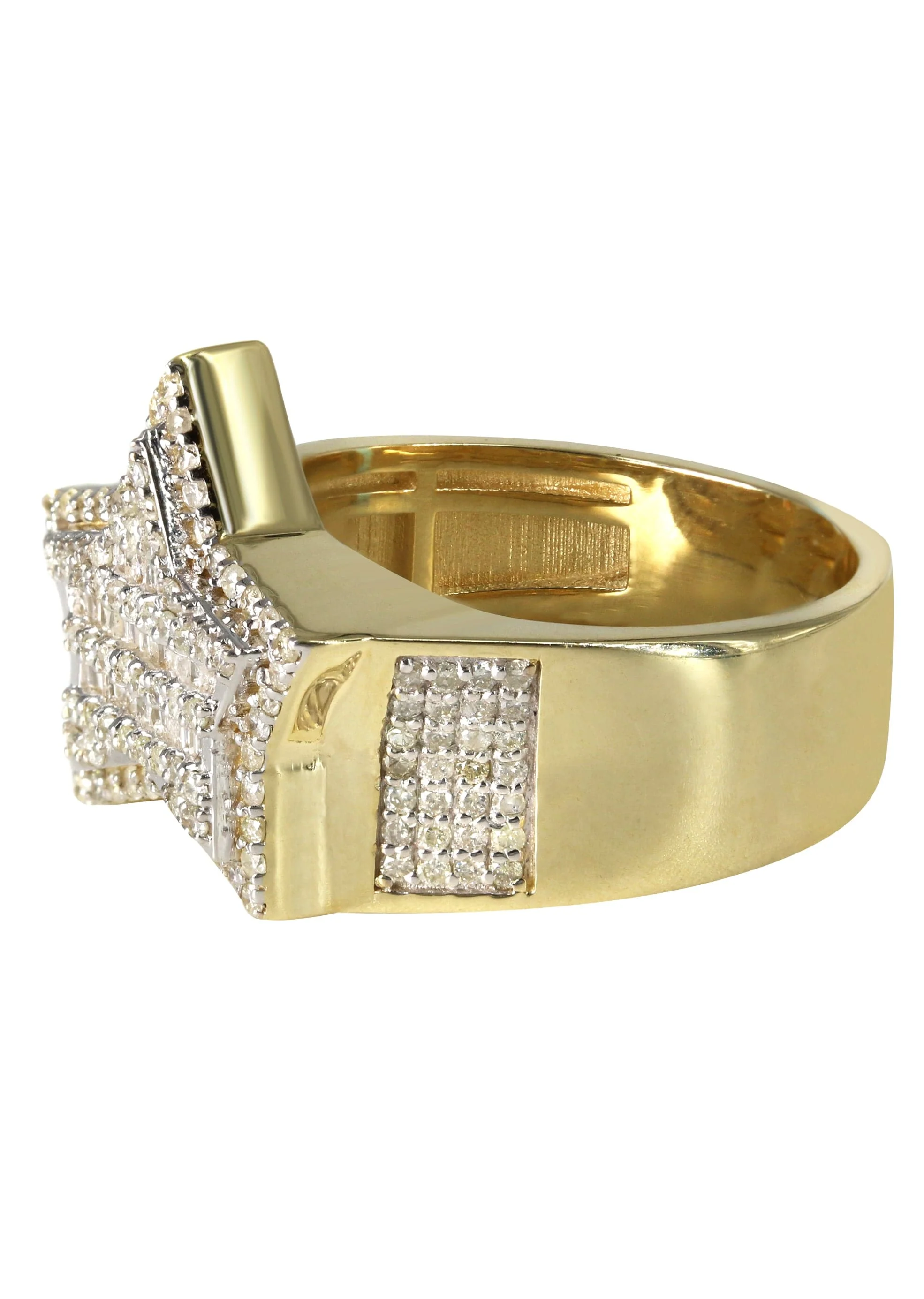 Mens Diamond  Ring | 0.98 Carats | 9.9 Grams - Image 2
