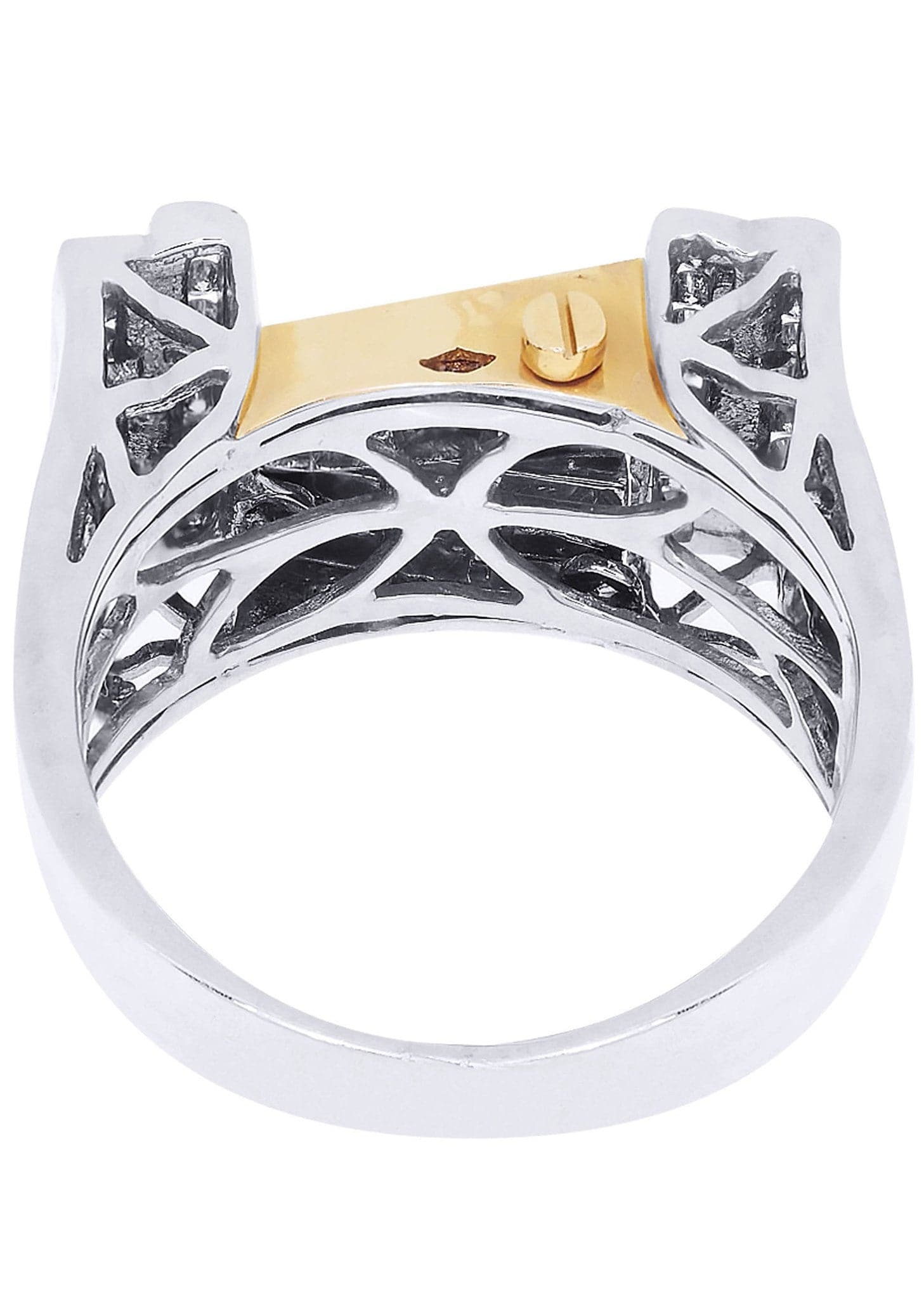 White Gold Mens Diamond Ring| 1.21 Carats| 11.74 Grams - Image 3
