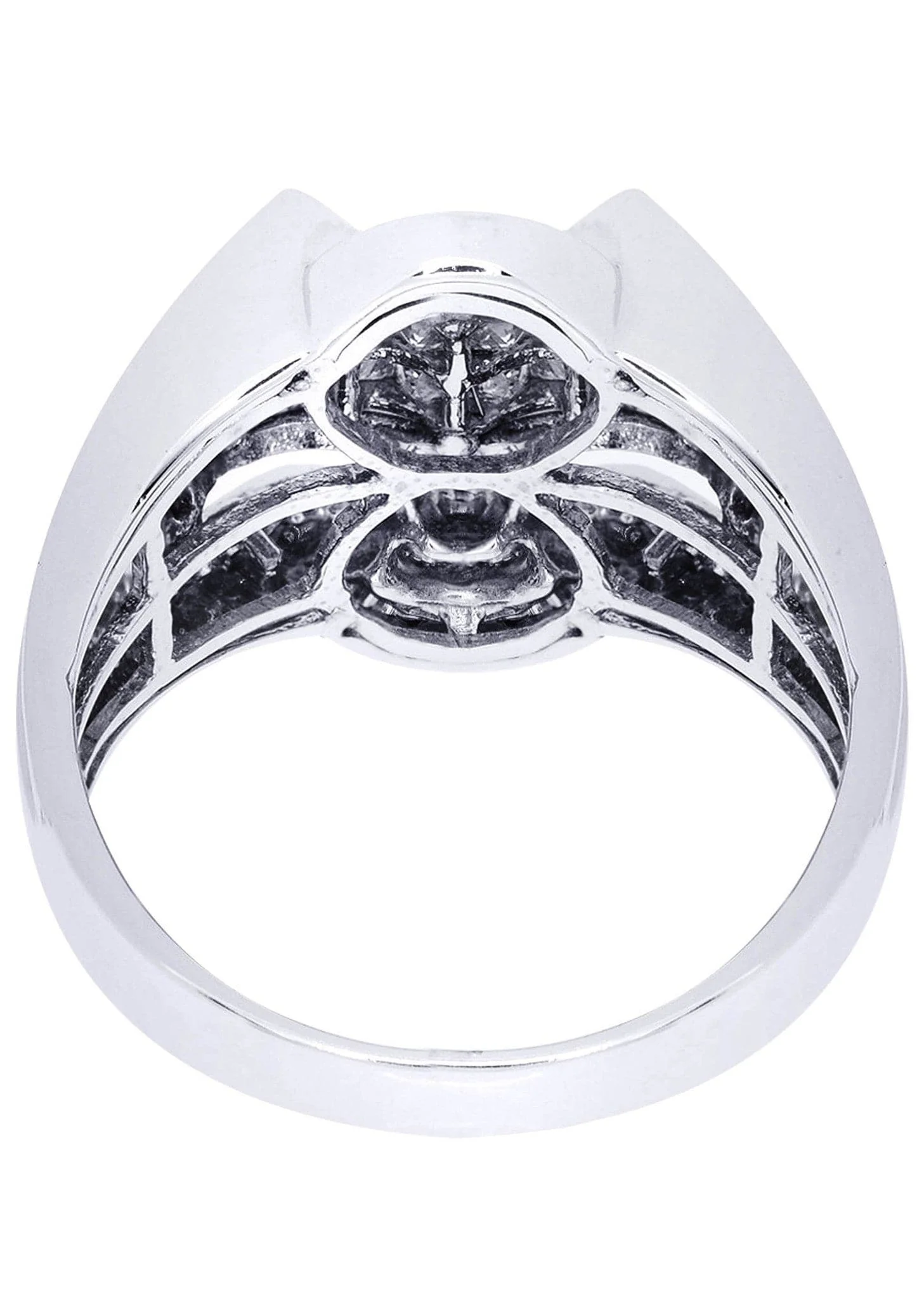 White Gold Mens Diamond Ring| 1.26 Carats| 10.15 Grams - Image 3