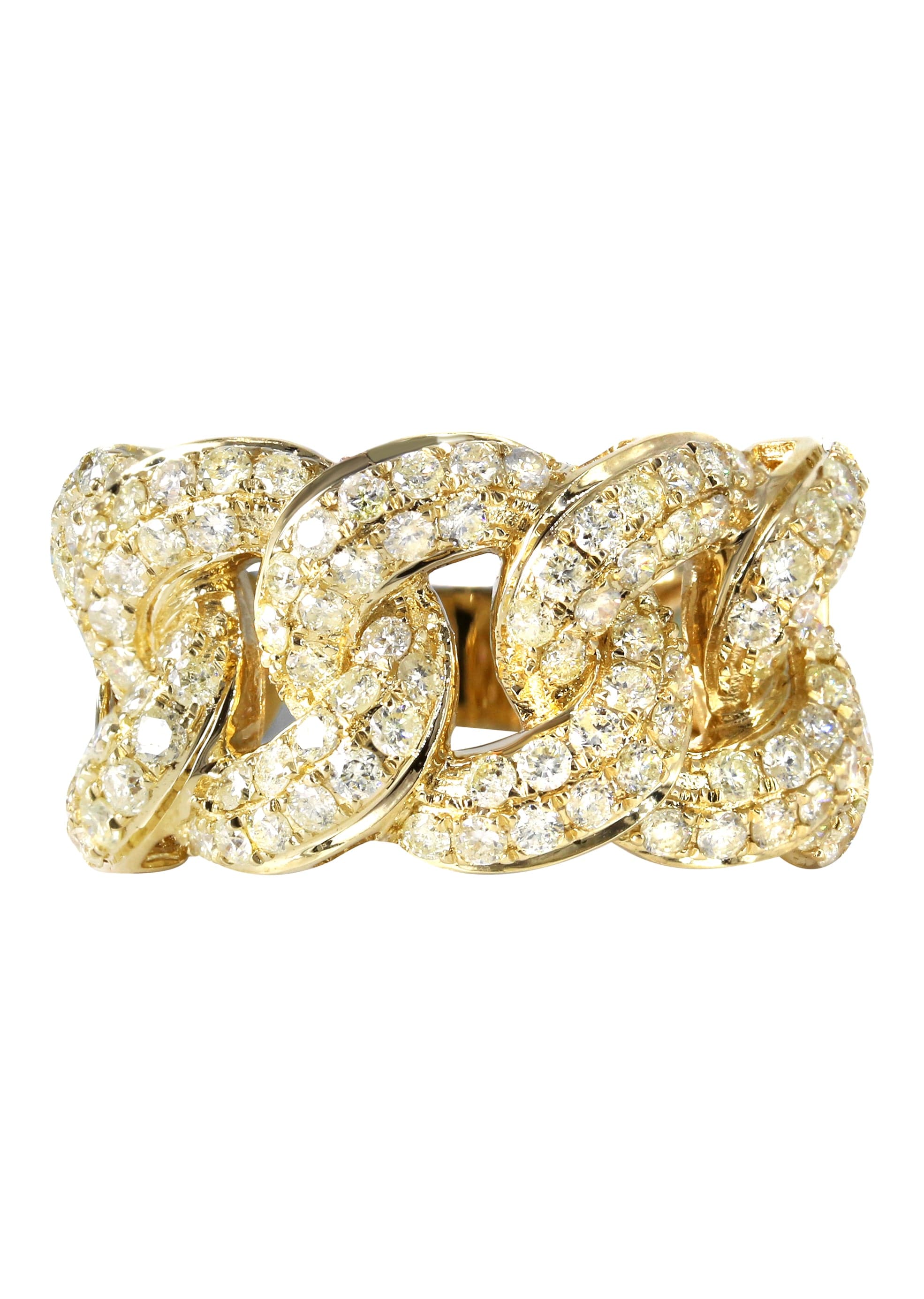 Mens Miami Cuban Diamond Pinky Ring | 3.65 Carats | 7 Grams