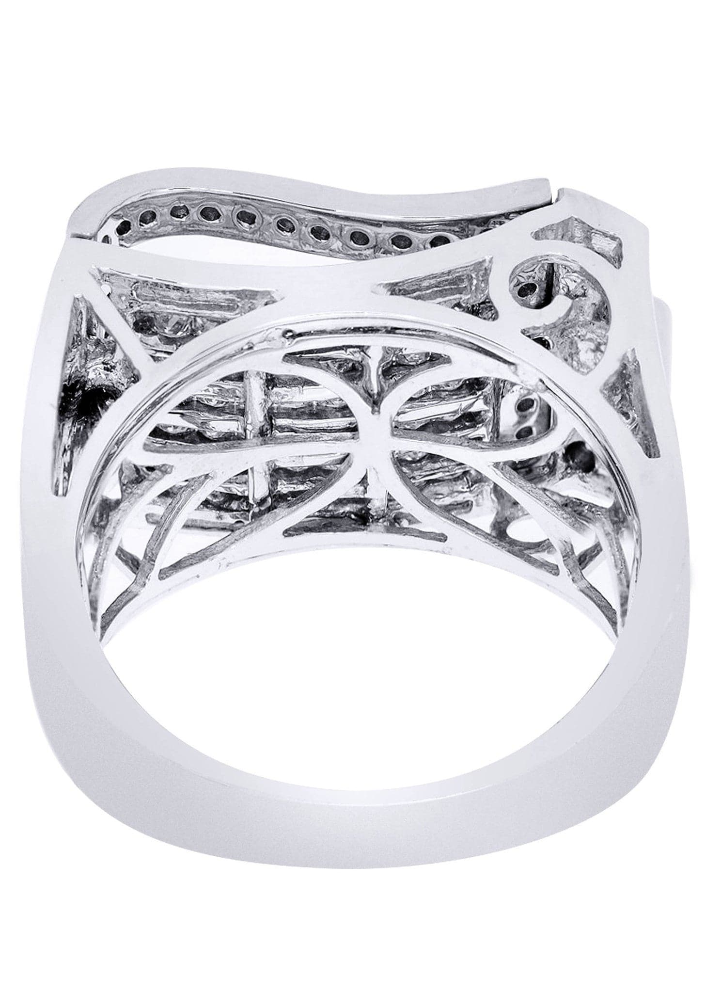 White Gold Mens Diamond Ring| 1.32 Carats| 14.04 Grams - Image 3