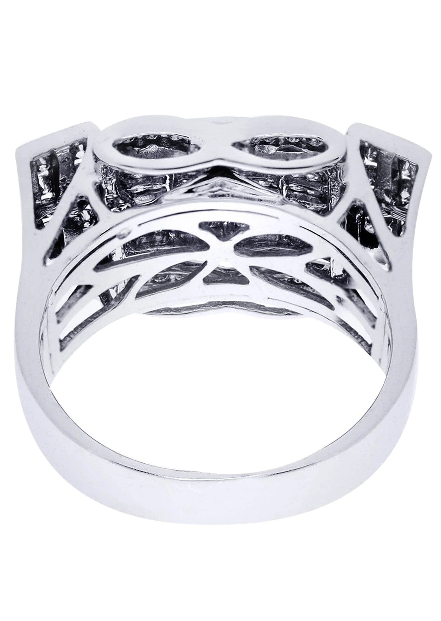 White Gold Mens Diamond Ring| 1.39 Carats| 11.66 Grams - Image 3