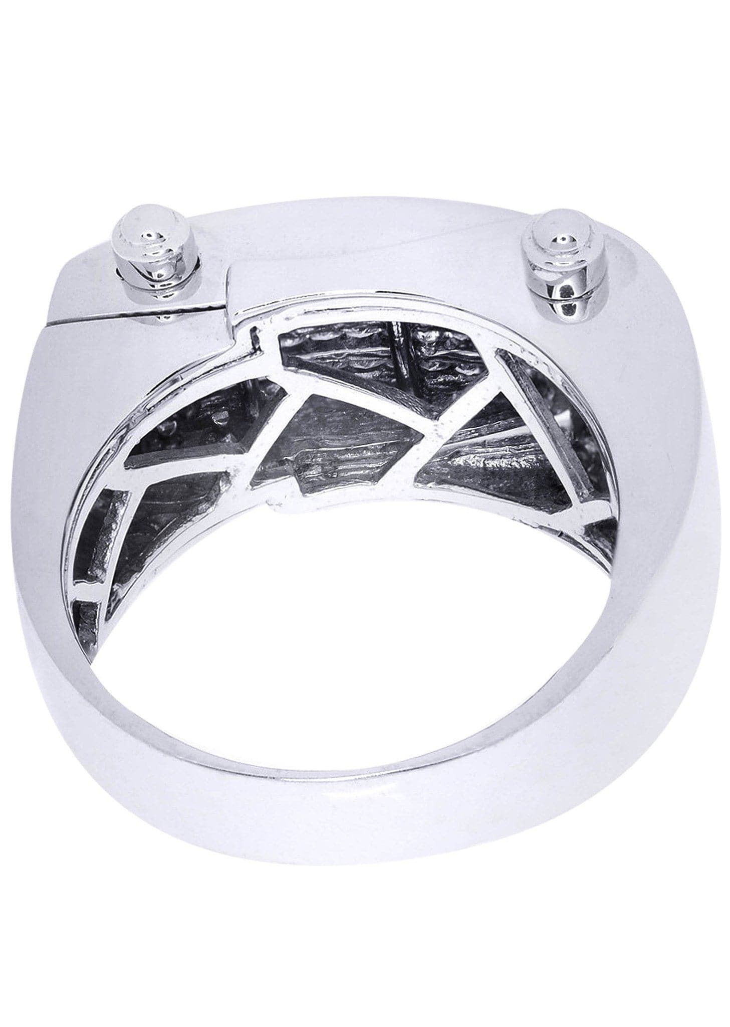 White Gold Mens Diamond Ring| 1.41 Carats| 12.22 Grams - Image 3