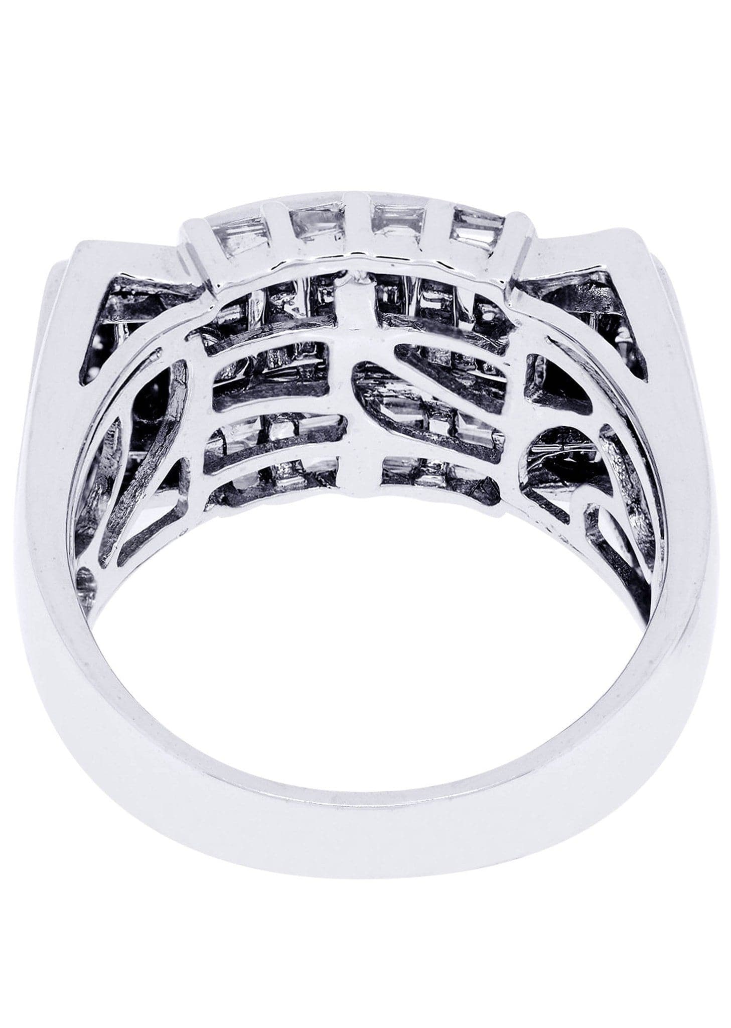 White Gold Mens Diamond Ring| 1.42 Carats| 13.16 Grams - Image 3