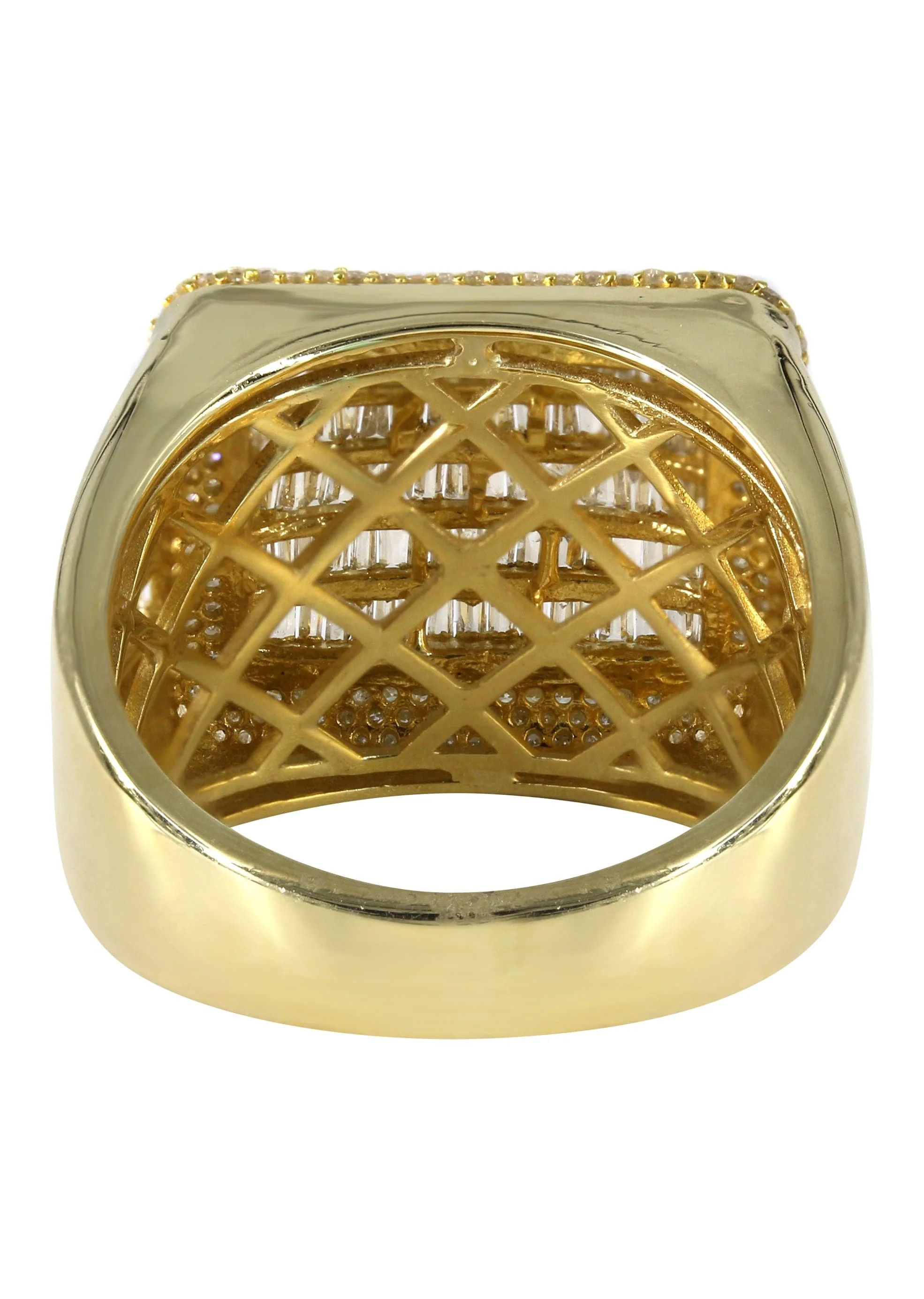 Mens Baguette Diamond Pinky Ring  | 1.85 Carats | 8.9 Grams - Image 3