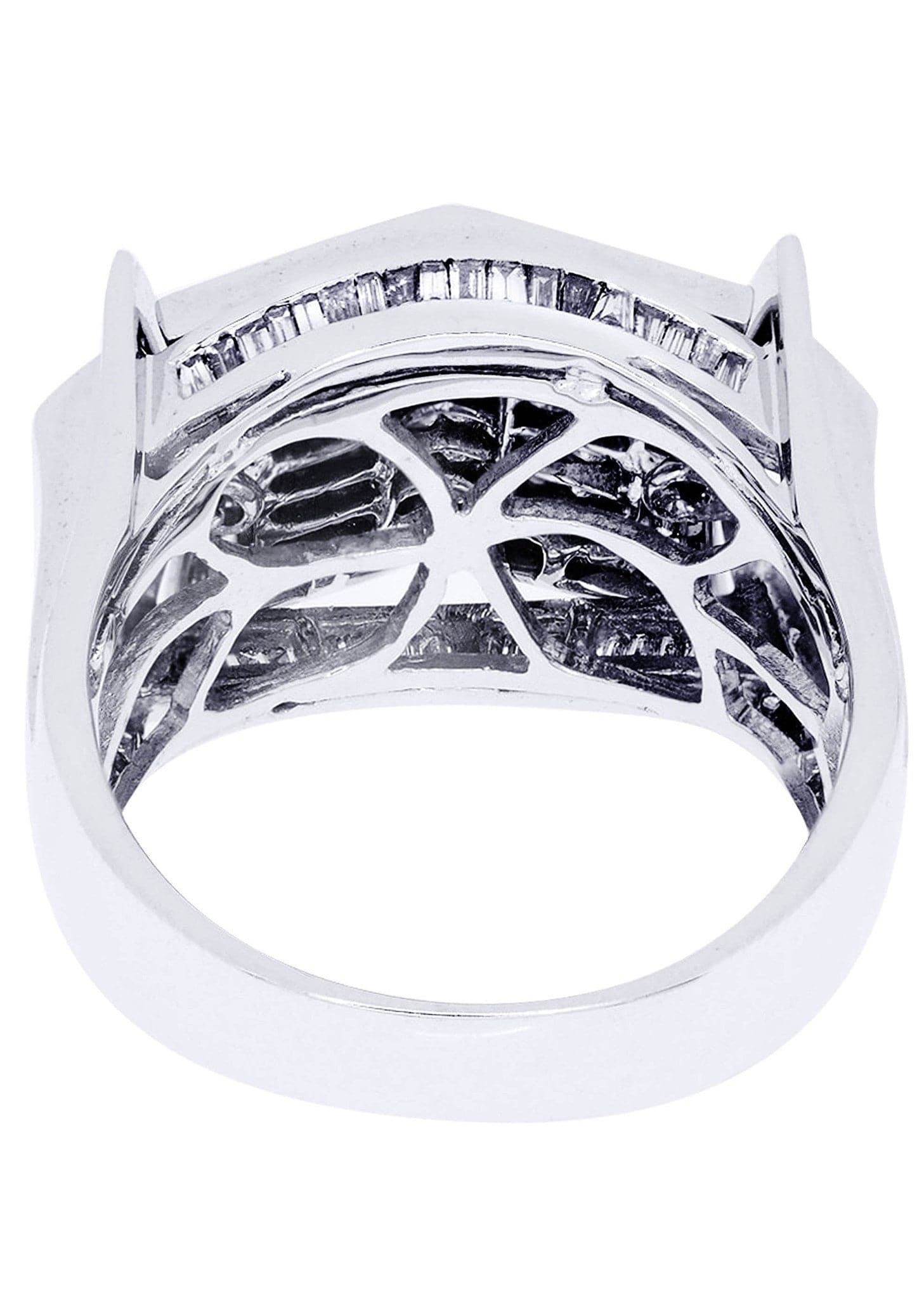 White Gold Mens Diamond Ring| 1.45 Carats| 13.67 Grams - Image 3